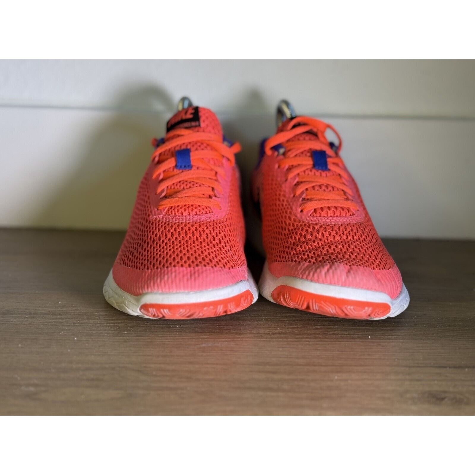 Nike Nike Free RN Motion Flyknit Women’s Shoes Sz 7 - Crim/Black Size US 4.5 / IT 34.5 - 2 Thumbnail