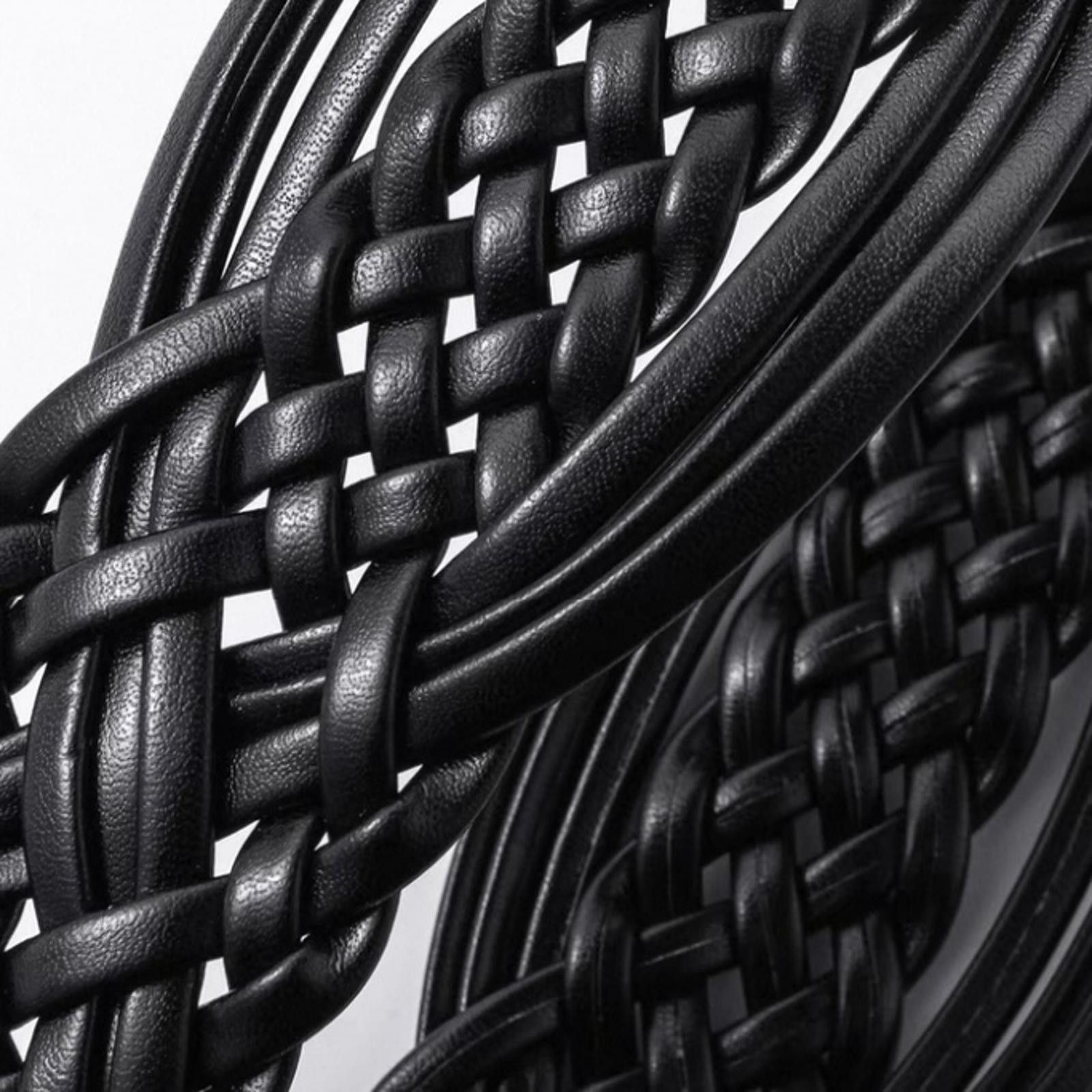 Japanese Brand Y2K Black Buckle Modern Belt OS Size ONE SIZE - 9 Thumbnail