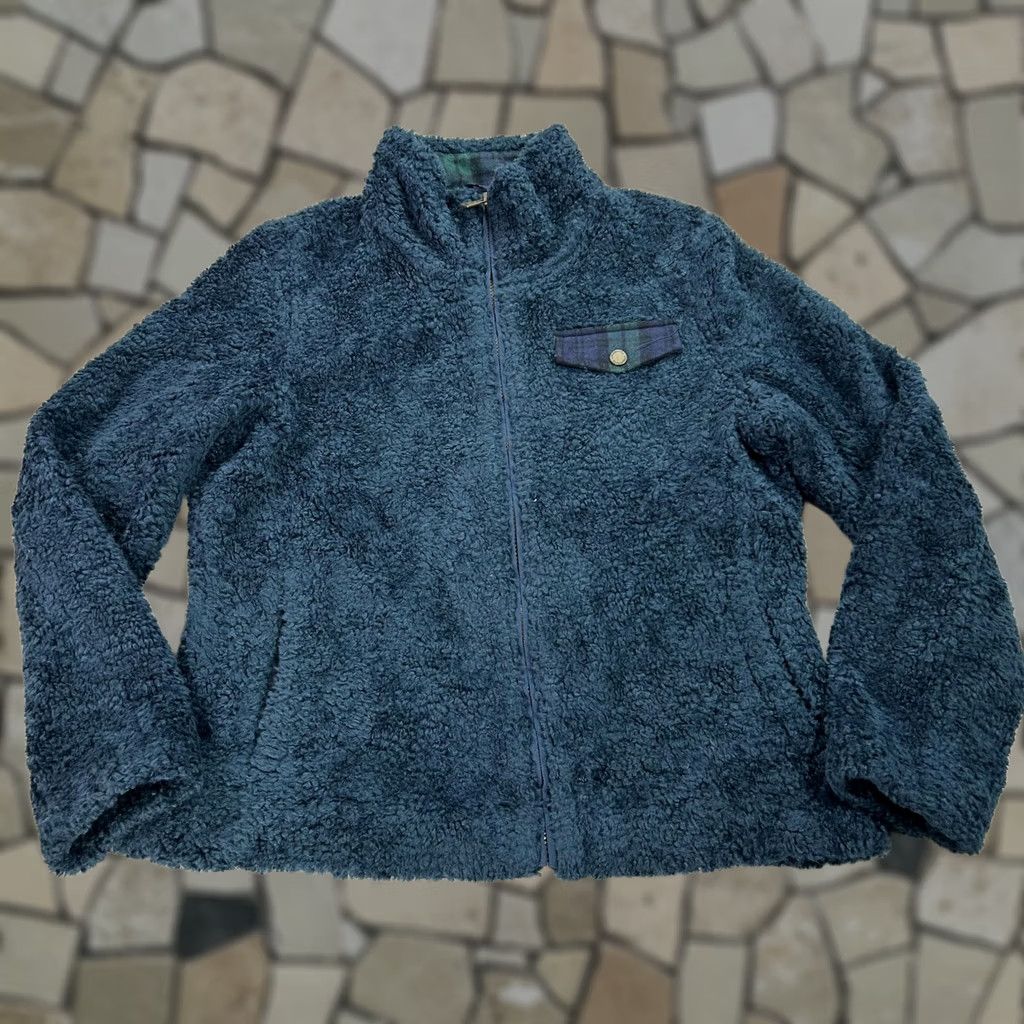 Pendleton Pendleton Jacket Mens M Navy Sherpa Fleece Full Zip Plaid Lined Cozy Bomber Jacket Mens Regular Blue Size US M / EU 48-50 / 2 - 1 Thumbnail