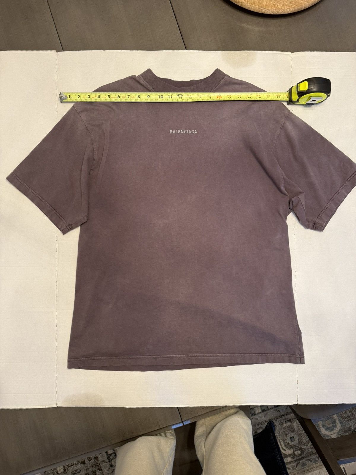 Balenciaga 2023 Balenciaga Medium Fit T-Shirt 'Purple' Size US M / EU 48-50 / 2 - 15 Thumbnail