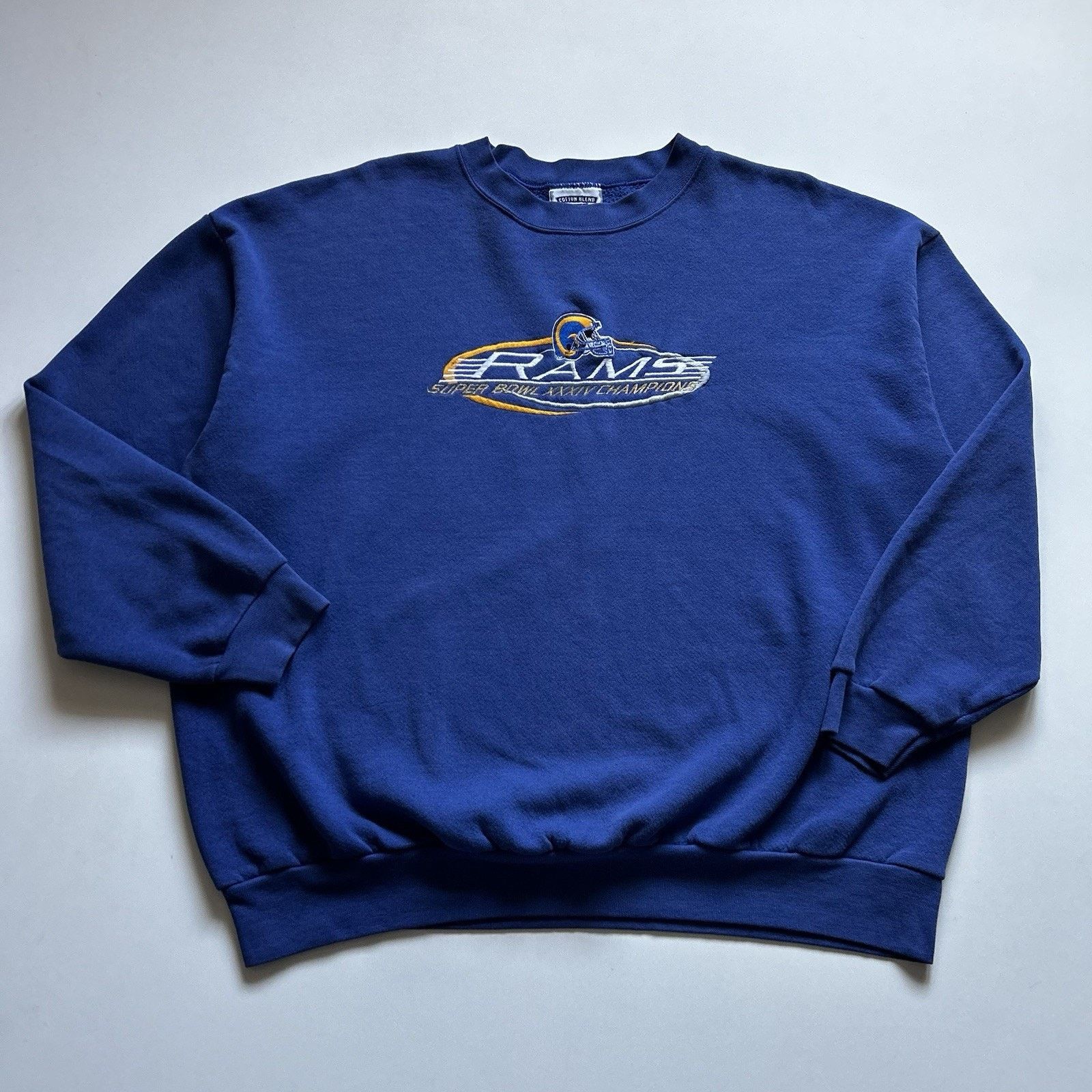 Lee × NFL × Vintage Vintage St. Louis Rams NFL Crewneck 2XL Super Bowl Champions Size US XXL / EU 58 / 5 - 1 Thumbnail