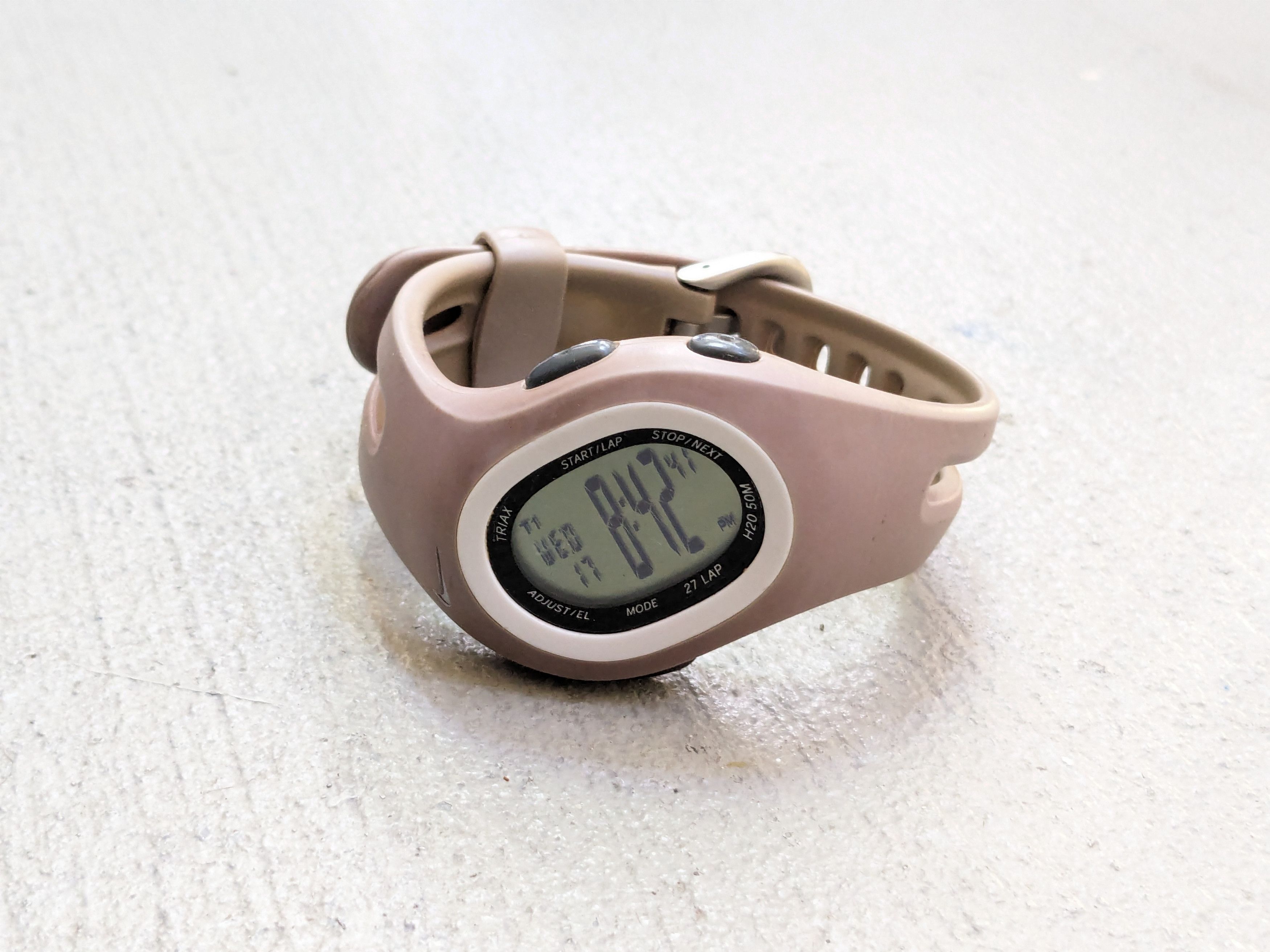 image of Vintage Nike Triax Watch Purple Digital Rubber Sports Y2K, Men's