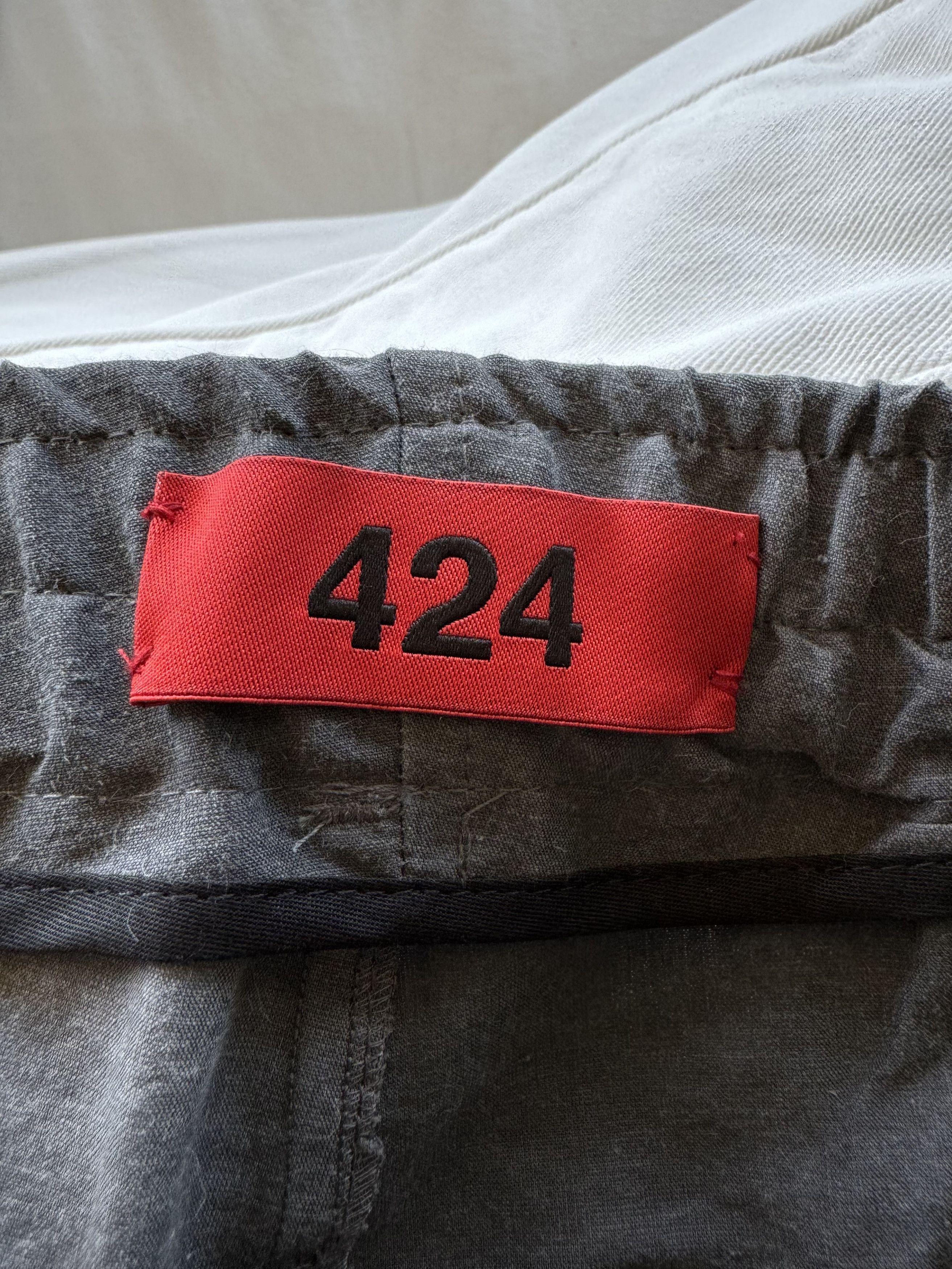 424 424 Gray Cargos NWT Size US 34 / EU 50 - 12 Thumbnail