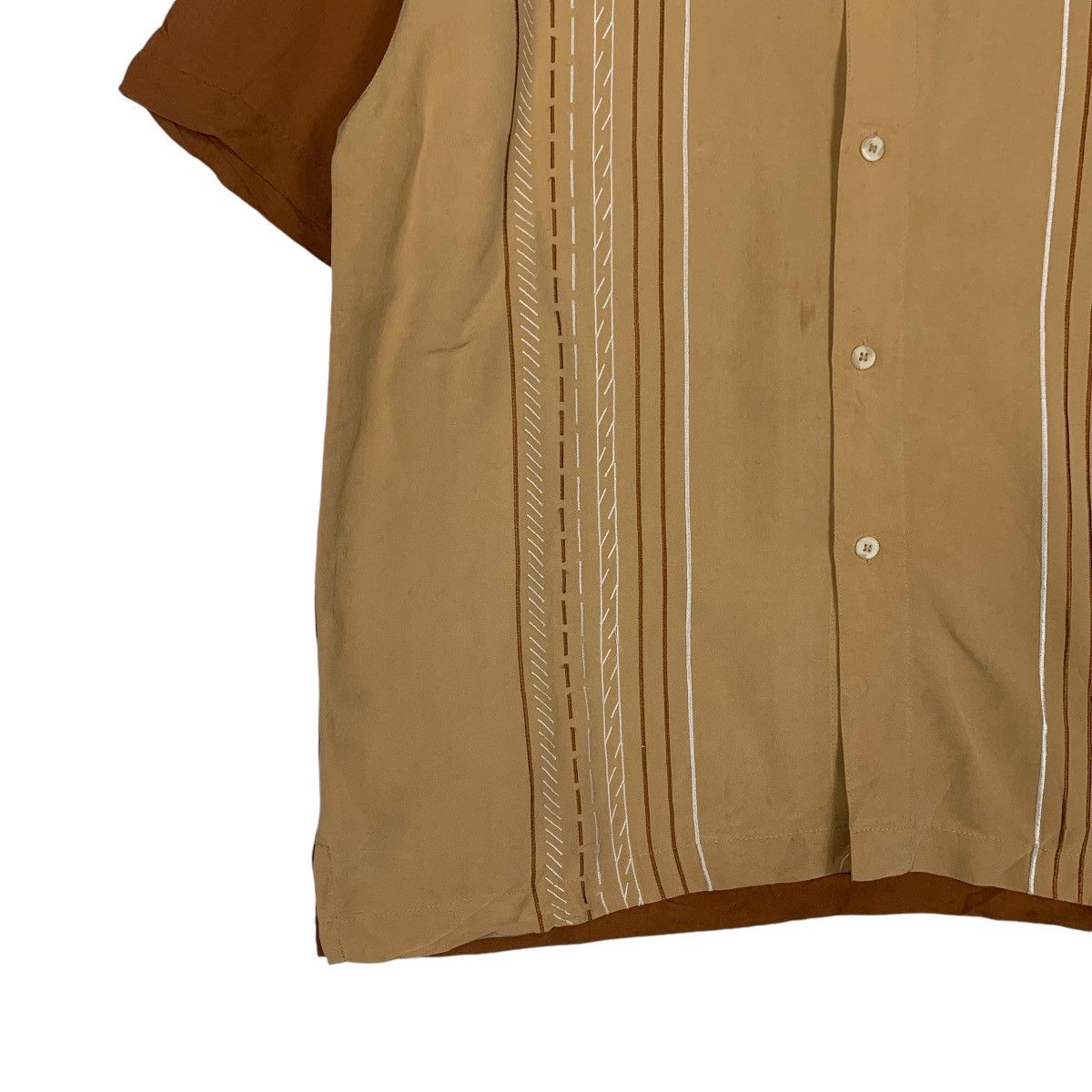 Vintage METAFUORI Hybrid Short Sleeve Button Shirt #1423-C64 Size US L / EU 52-54 / 3 - 3 Thumbnail