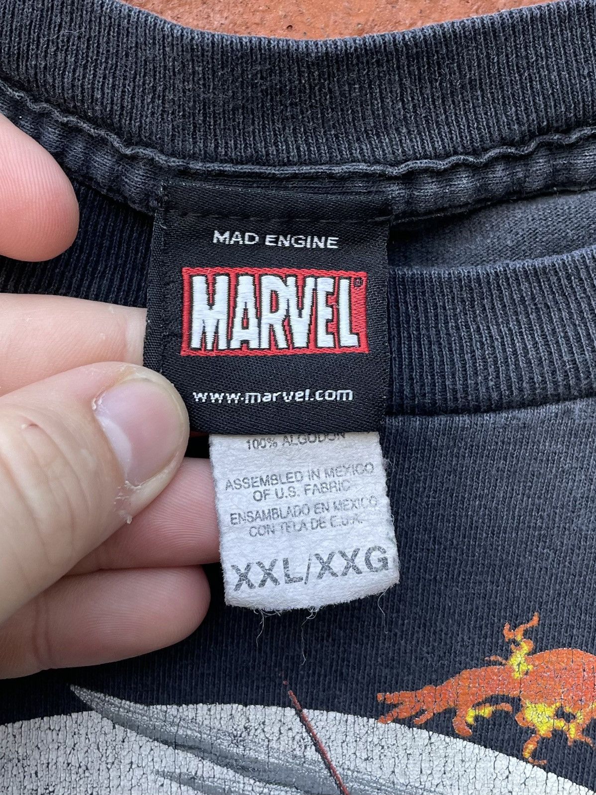 Mad Engine Mad Engine Marvel Comics Shirt Spiderman Hulk Iron Size US XXL / EU 58 / 5 - 2 Thumbnail