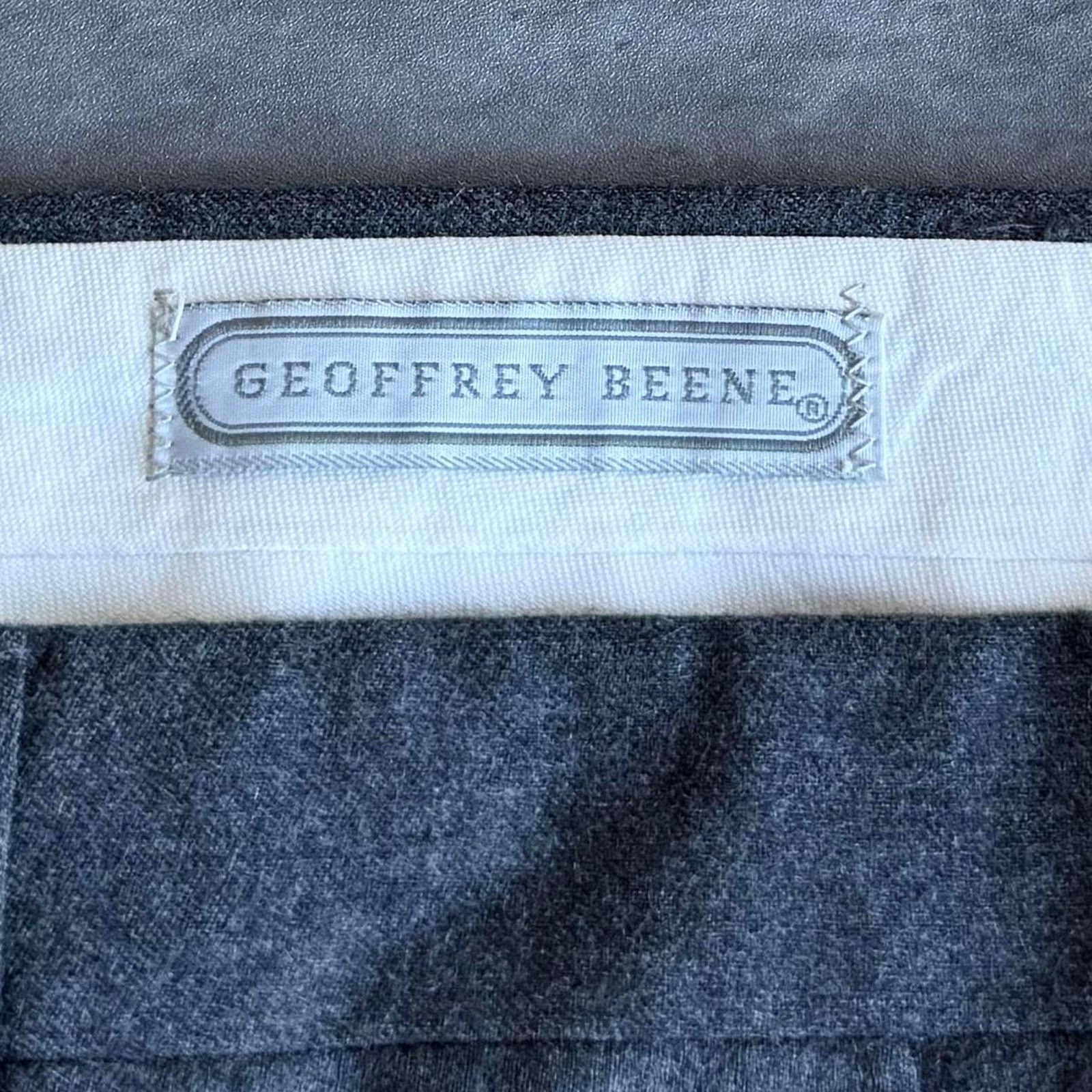 Geoffrey Beene × Vintage Vintage Y2K Geoffrey Beene Grunge Opium USA Made Dress Pants Size US 35 - 4 Thumbnail
