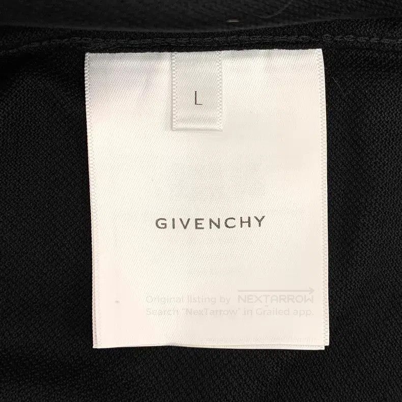 Givenchy Givenchy Black Cotton Logo Print Collar Short Sleeve Polo Size US L / EU 52-54 / 3 - 7 Thumbnail