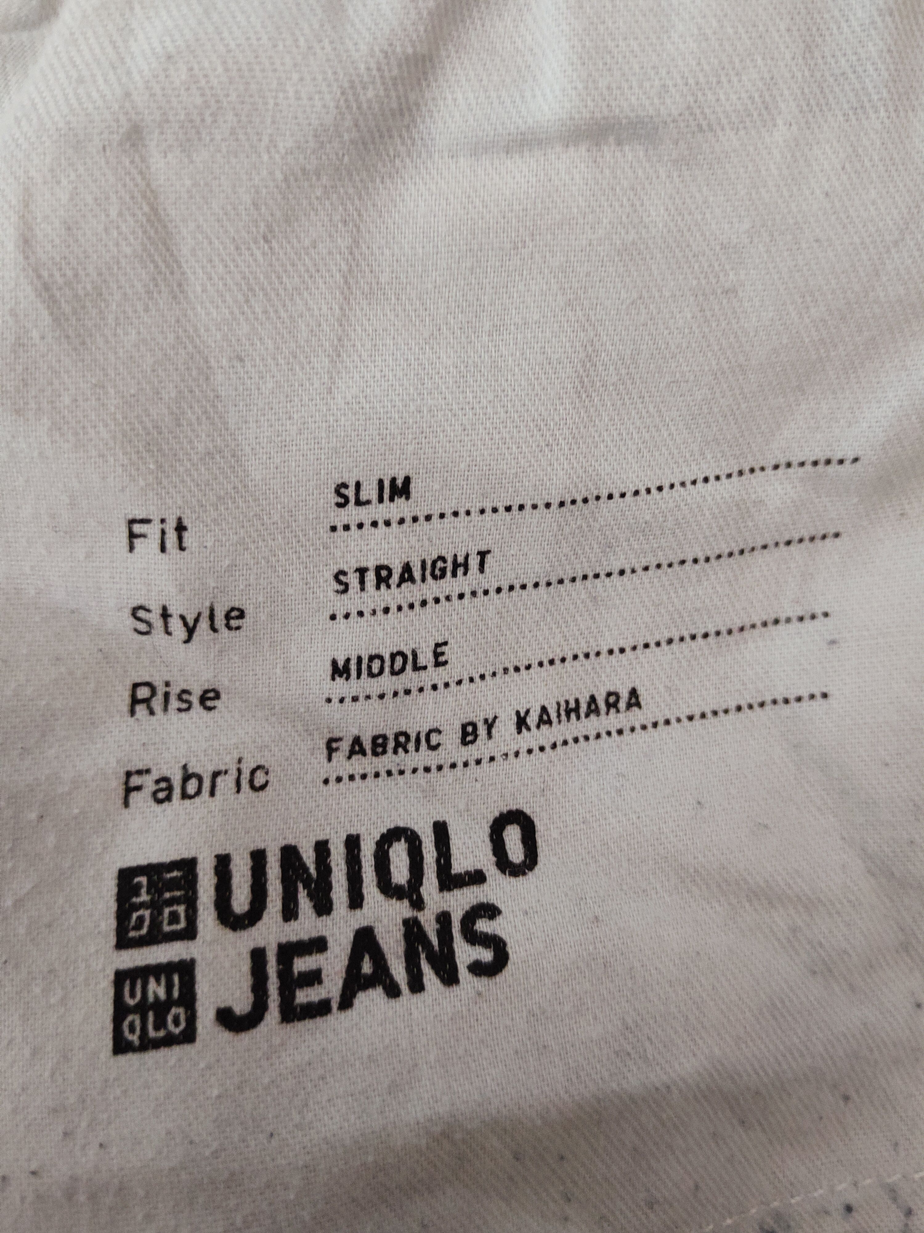 Japanese Brand Uniqlo Blue Distressed Ripped Jeans #S2724 Size US 35 - 14 Thumbnail