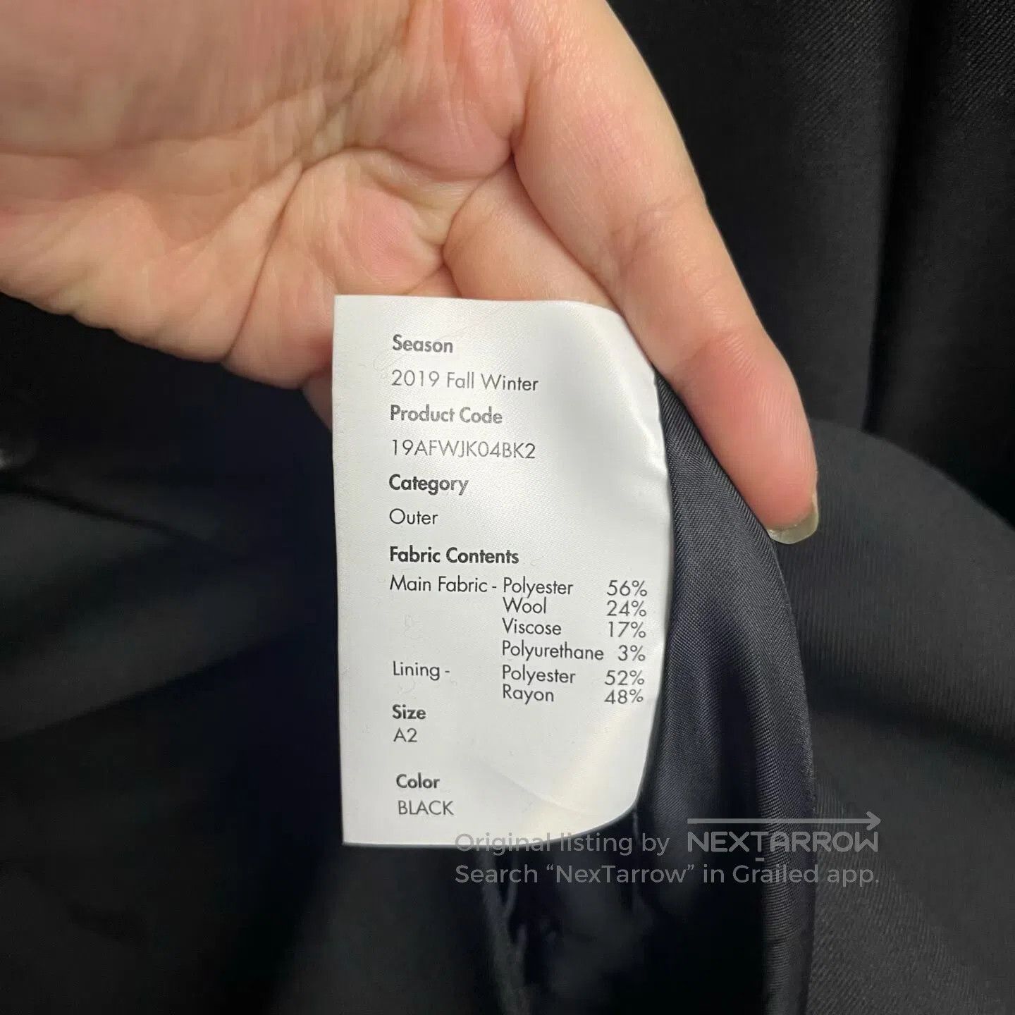 Louis Vuitton Louis Vuitton size 29 Black solid-color casual blazer with Size 46R - 3 Thumbnail