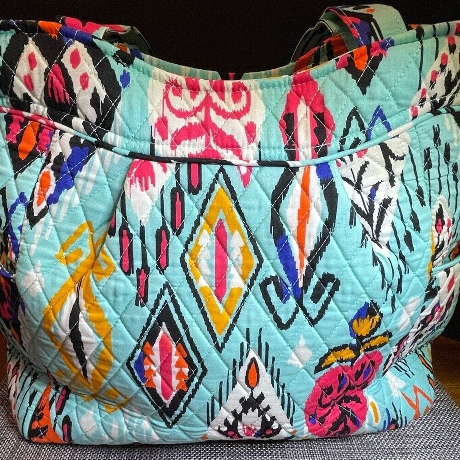 Vera Bradley Vera Bradley Glenna Quilted Pueblo Satchel Shoulder Bag Size ONE SIZE - 4 Thumbnail