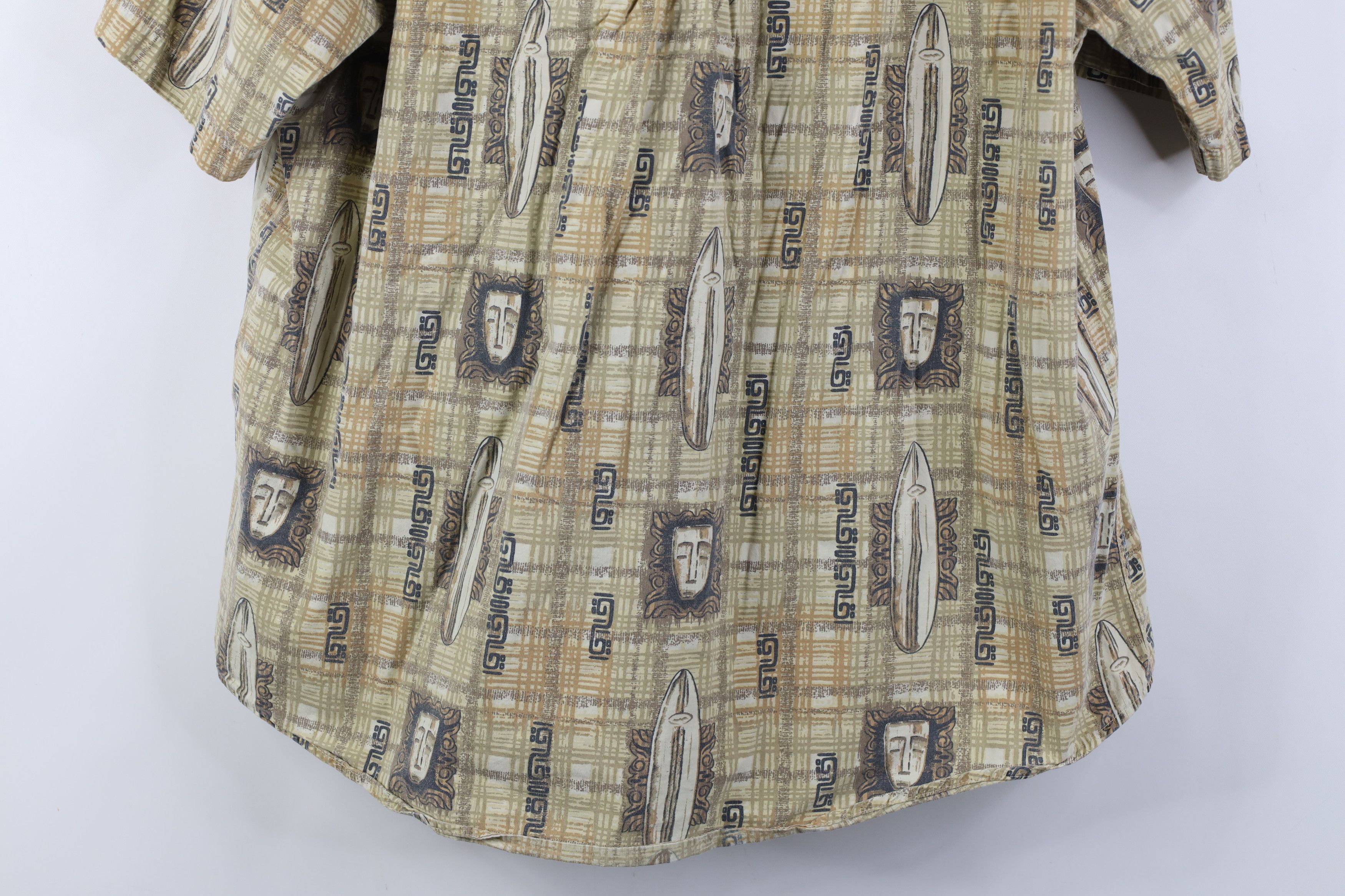 Vintage Vintage 90s Streetwear Surfboard Surfing Button Down Shirt Size US XL / EU 56 / 4 - 11 Thumbnail