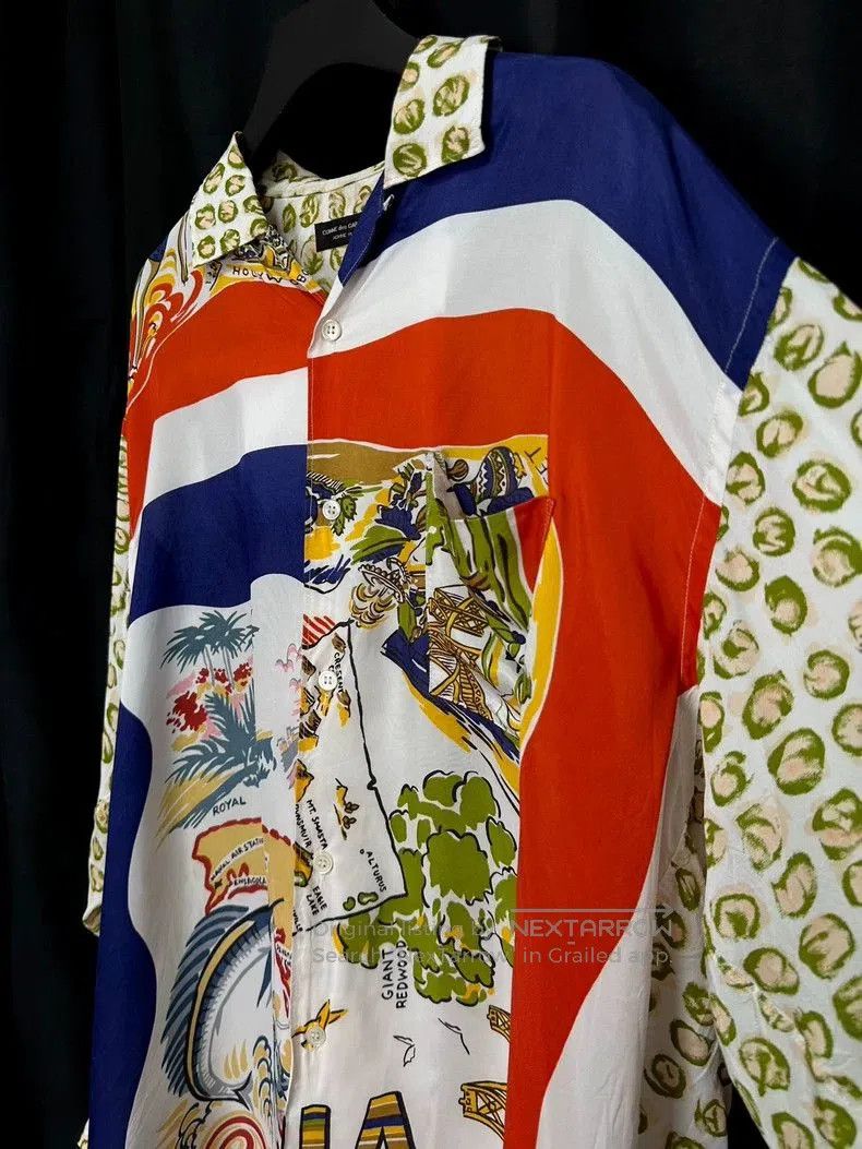 Comme des Garcons Comme des Garcons 91SS Silk Scarf Shirt. Size US S / EU 44-46 / 1 - 5 Thumbnail