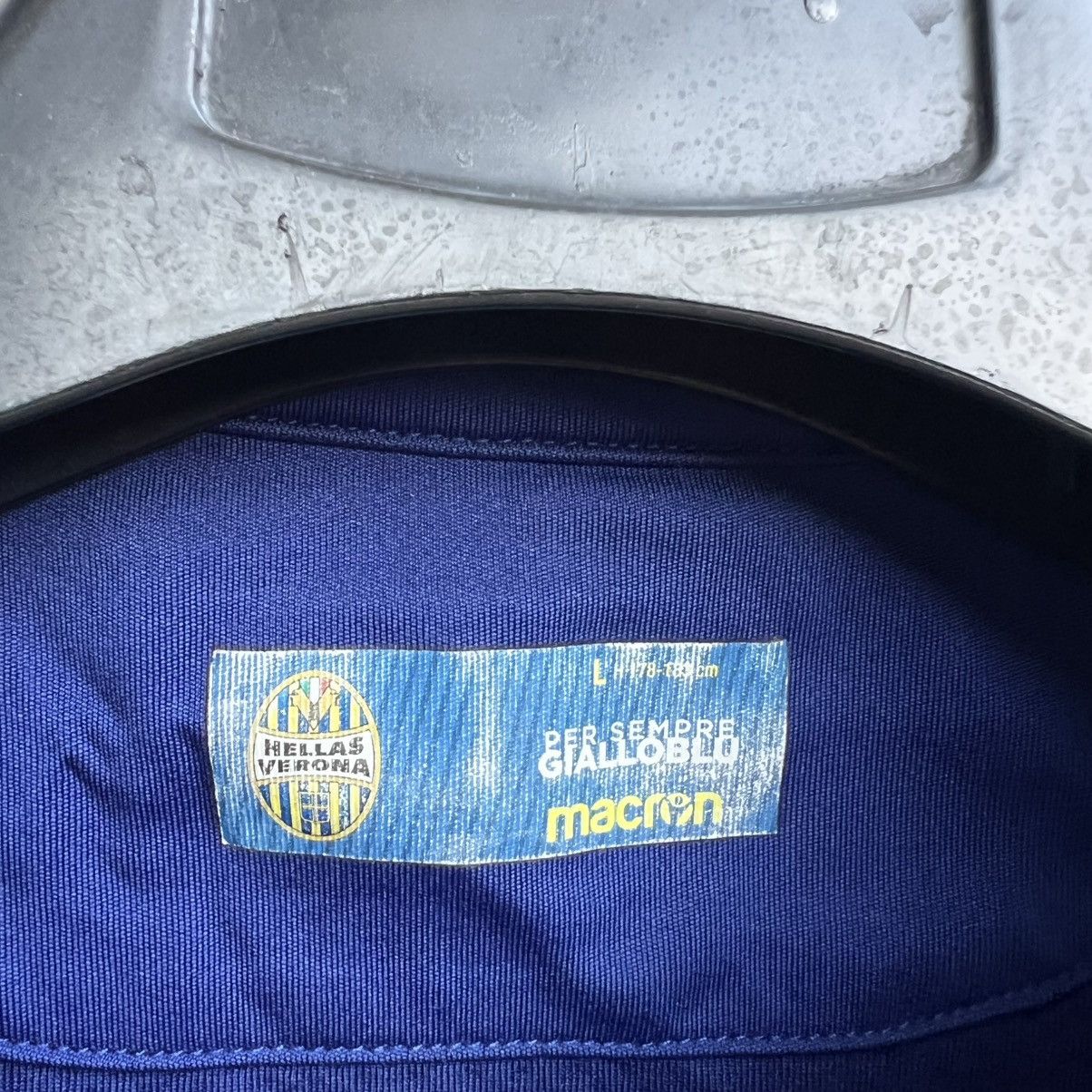 Macron Hellas Verona 2018-2019 Macron football soccer jersey Size US L / EU 52-54 / 3 - 2 Thumbnail
