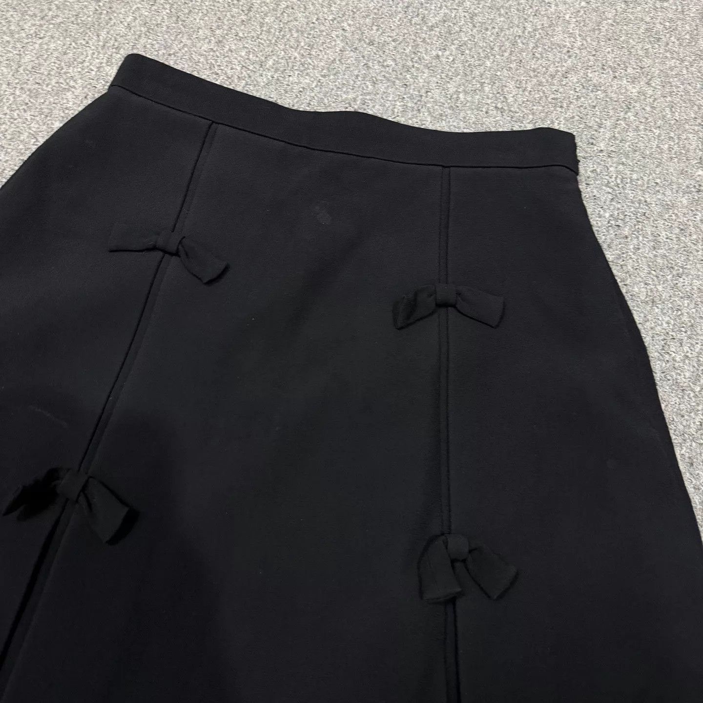 Miu Miu Miu Miu Women's Black Skirt 38 99 New Size 26" / US 2 / IT 38 - 3 Thumbnail