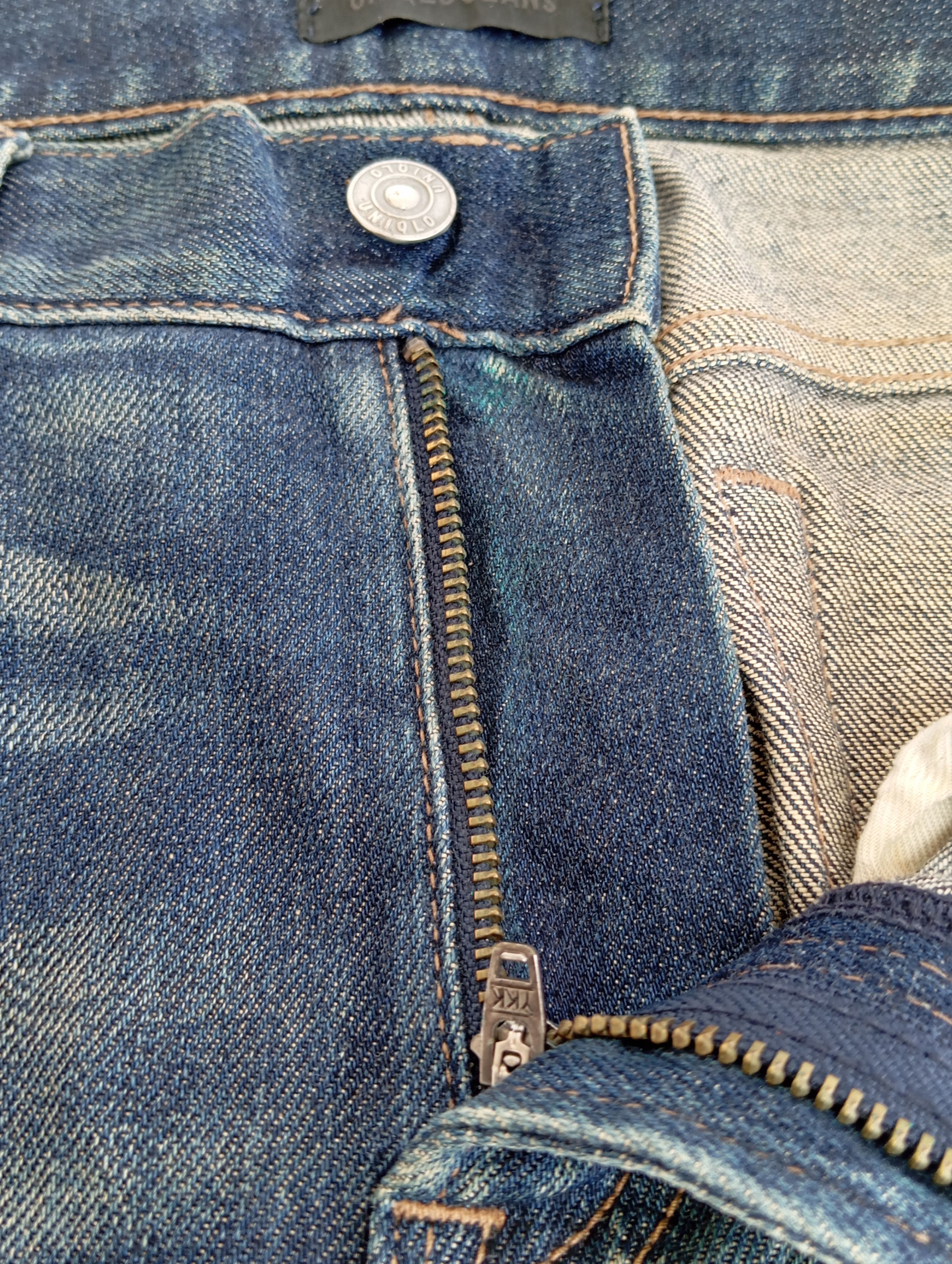 Japanese Brand × Uniqlo Uniqlo Denim Beautiful Colourway Size US 33 - 6 Thumbnail