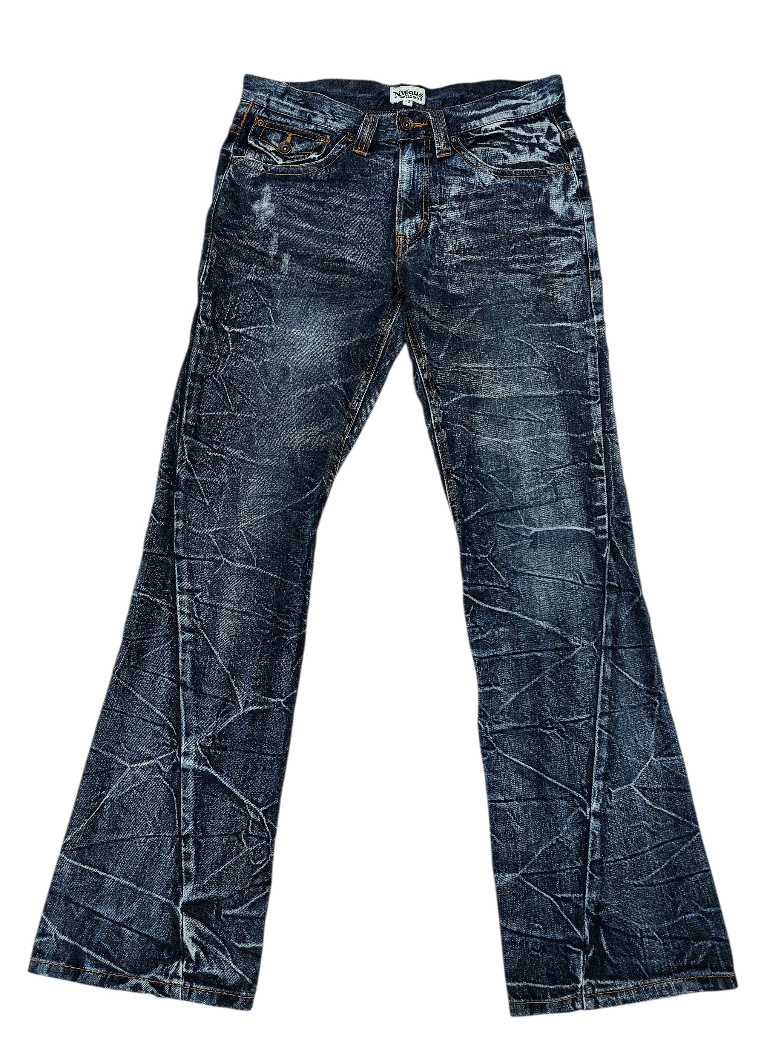Edition Japan Vintage Nylaus Japan Flare Jeans Size US 30 / EU 46 - 1 Thumbnail