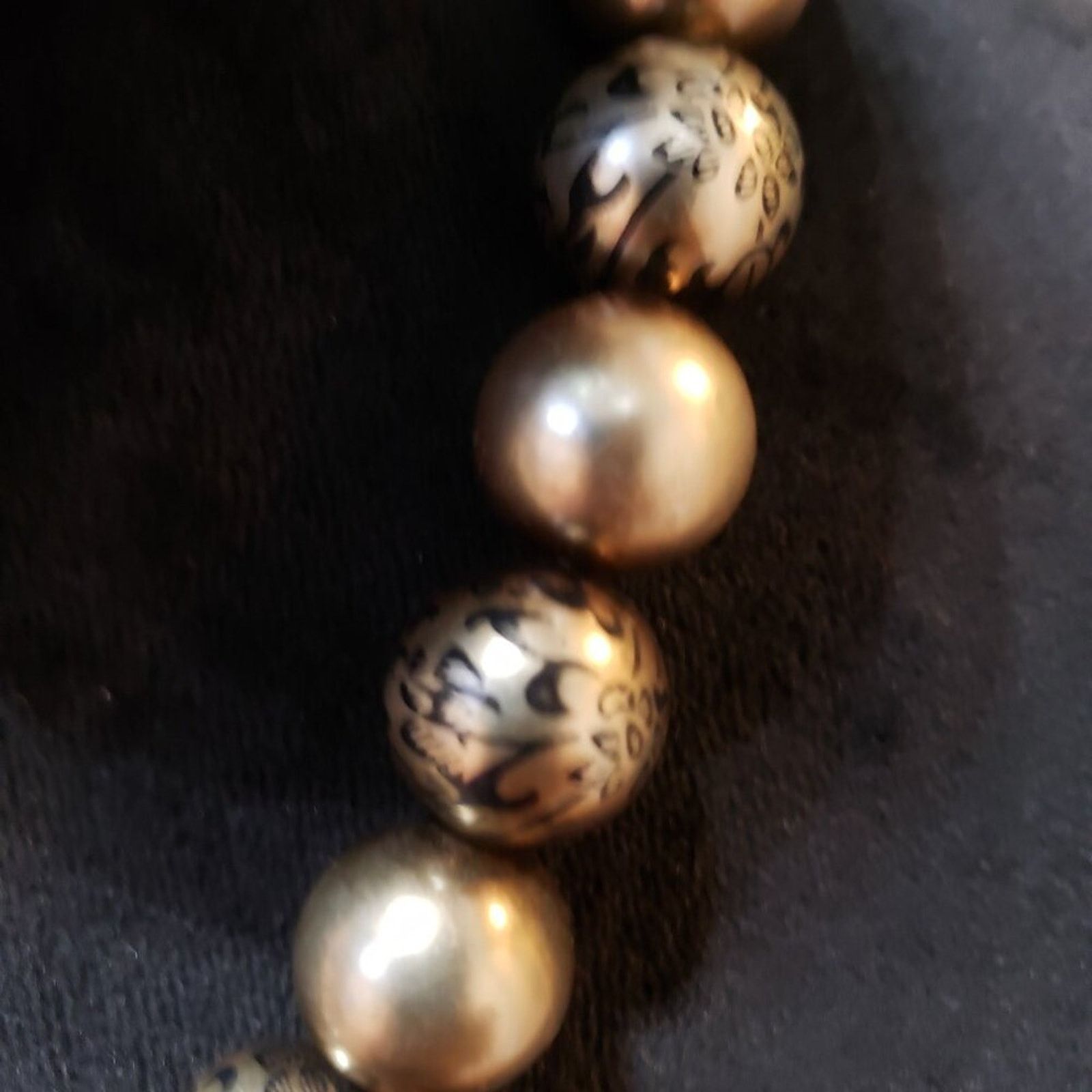 Vintage Vintage Womens Fashion Napier Golden Ball Runway Necklace Size ONE SIZE - 4 Thumbnail