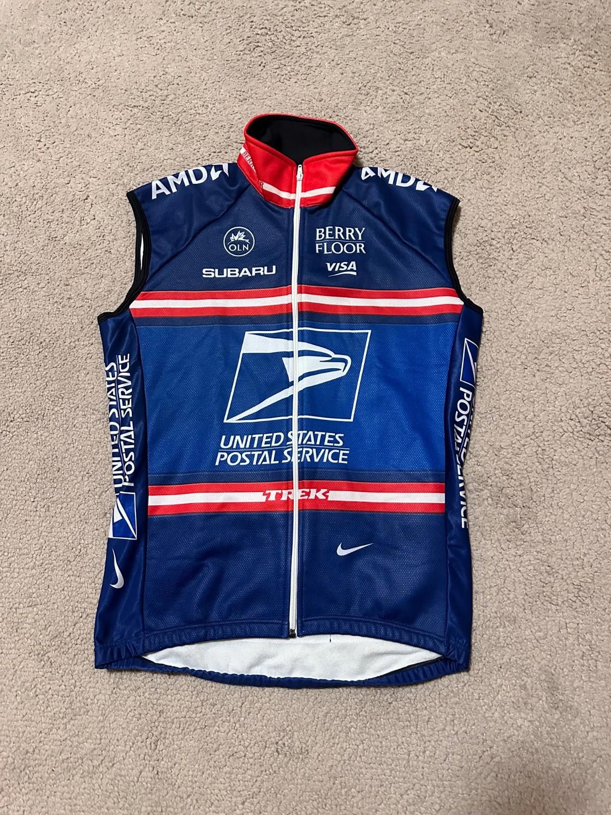Nike Nike USPS Tour de France Lance Armstrong Team Cycling Vest Size US M / EU 48-50 / 2 - 1 Thumbnail