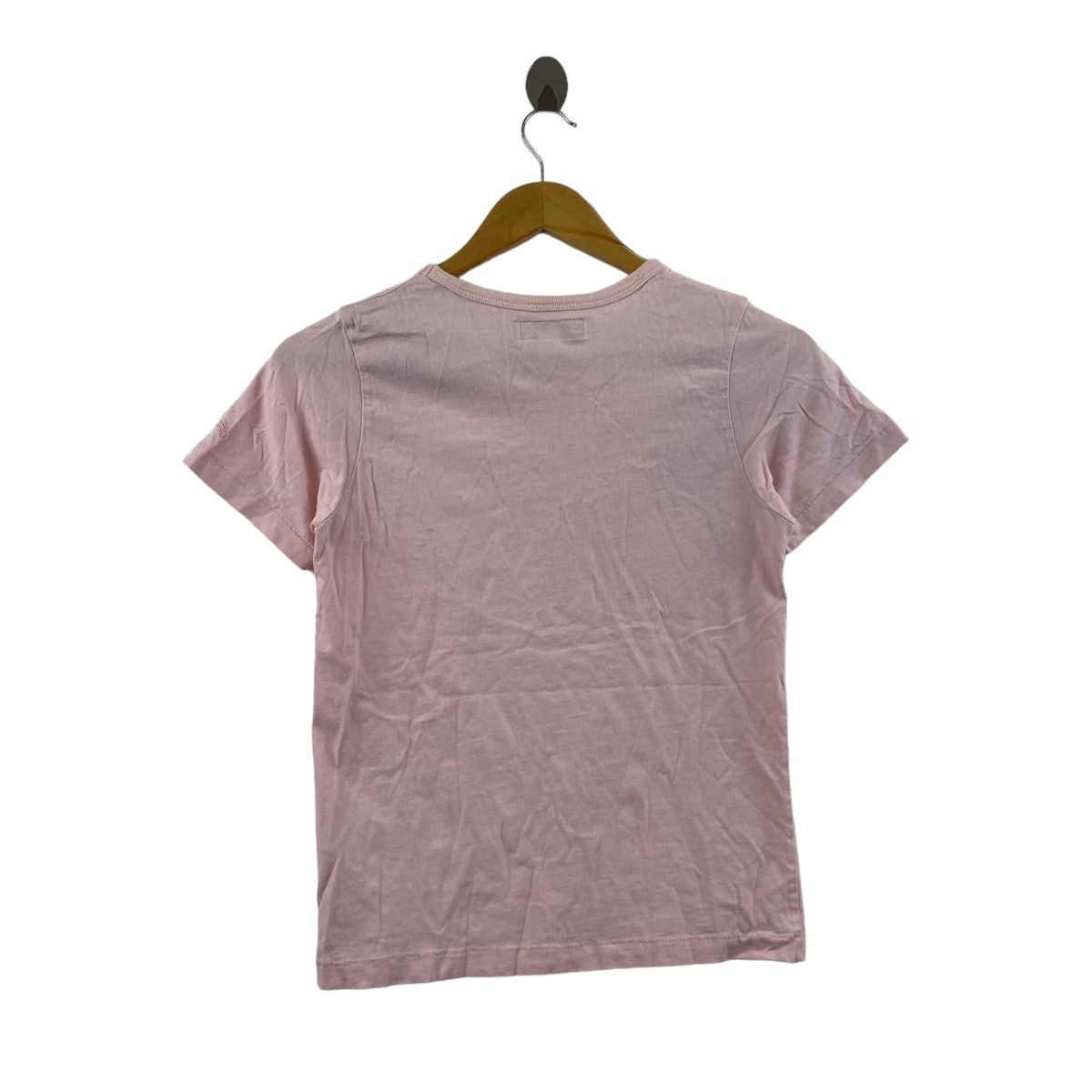 Evisu EVISU YAMANE Japanese Brand Pocket Pink Short Sleeve Shirt Size XXS / US 00 / IT 34 - 3 Thumbnail