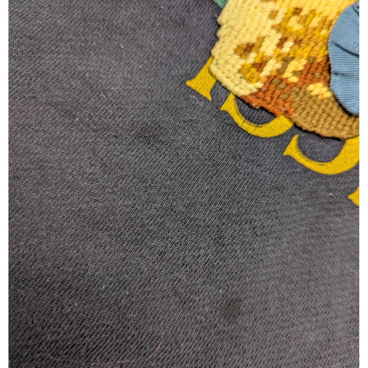 Gucci × Supreme Gucci Embroidered 3D Teddy Bear black hoodie Size L / US 10 / IT 46 - 10 Thumbnail