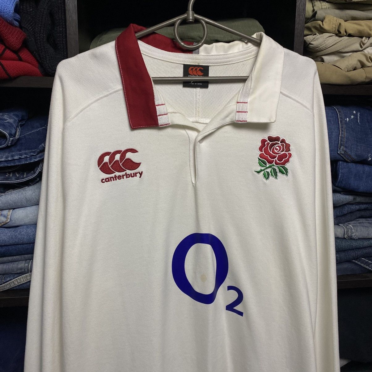 Canterbury of New Zealand Vintage Canterbury England o2 rugby big logo 00’s longsleeve Size US XXL / EU 58 / 5 - 2 Thumbnail
