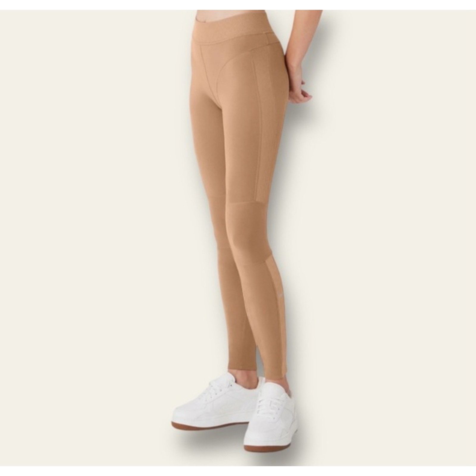 Alo Alo Yoga Leggings High-Waist Airlift Sheeny Toasted Almond Size 25" / US 0 / IT 36 - 6 Thumbnail