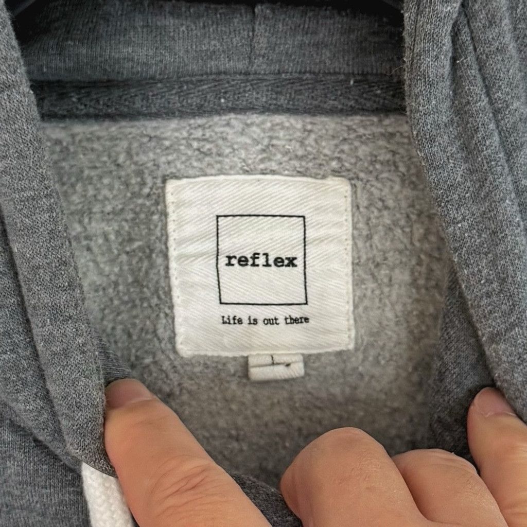 Other REFLEX Life Is Out There Women's Grey Soft Designer Hoodie L Size L / US 10 / IT 46 - 5 Thumbnail