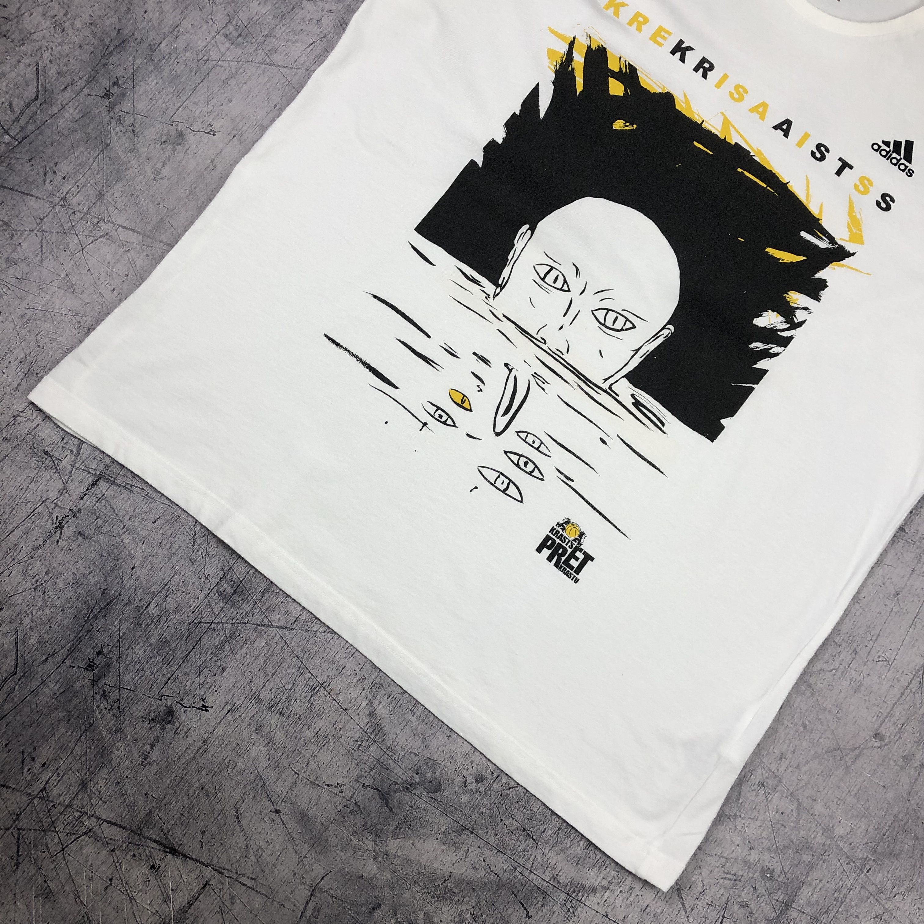 Adidas Adidas Psycho Art Krasts Pret Krastu #8 VEF Balta Riga Tee Size US XL / EU 56 / 4 - 7 Thumbnail