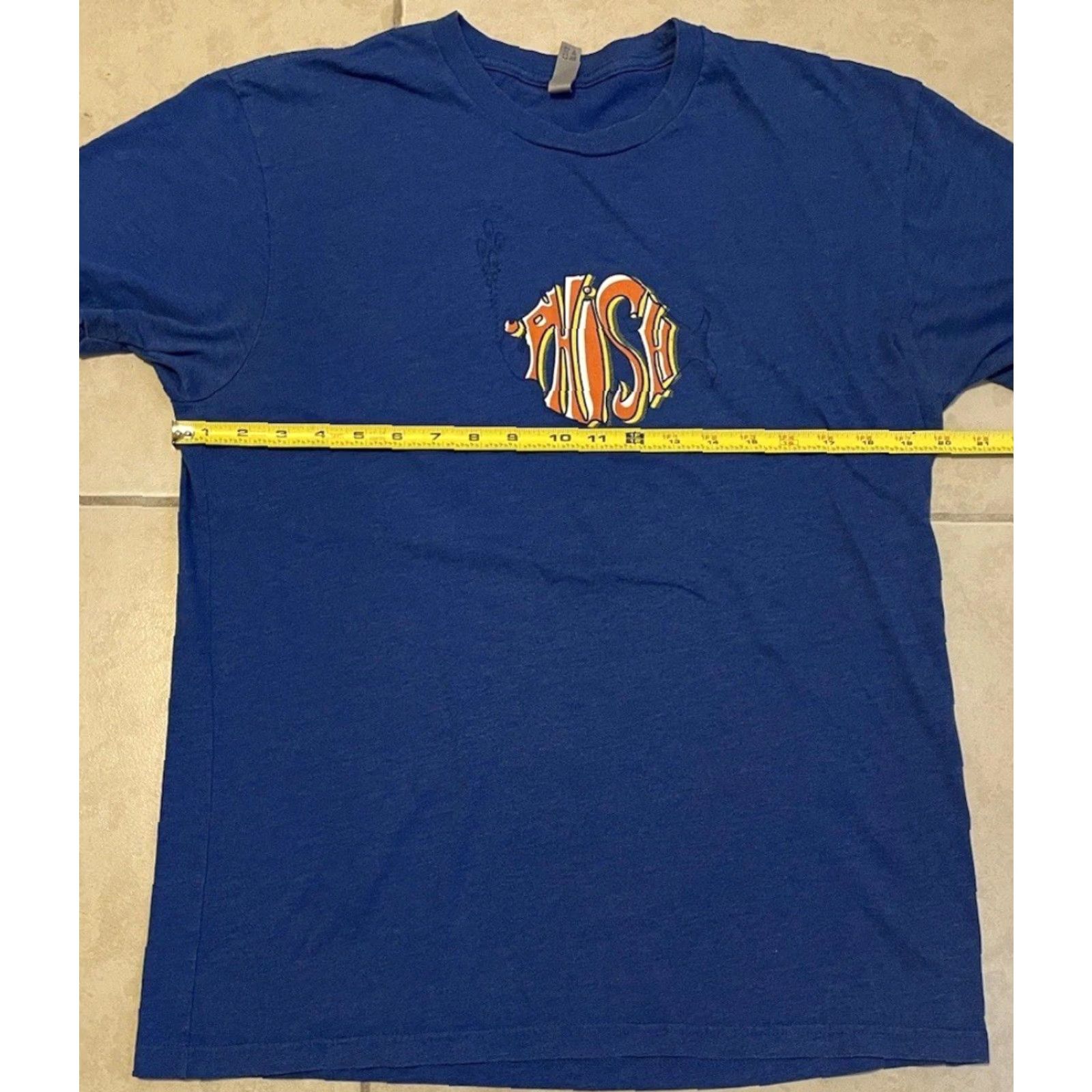 Vintage Phish 2019 Tour Shirt M Concert Graphic Tee Blues Tie Dye Jerry Garcia 60s 70s 80s 90s Hippie Woodstock Grateful Dead Concert Mens T-Shirt Size US M / EU 48-50 / 2 - 6 Thumbnail