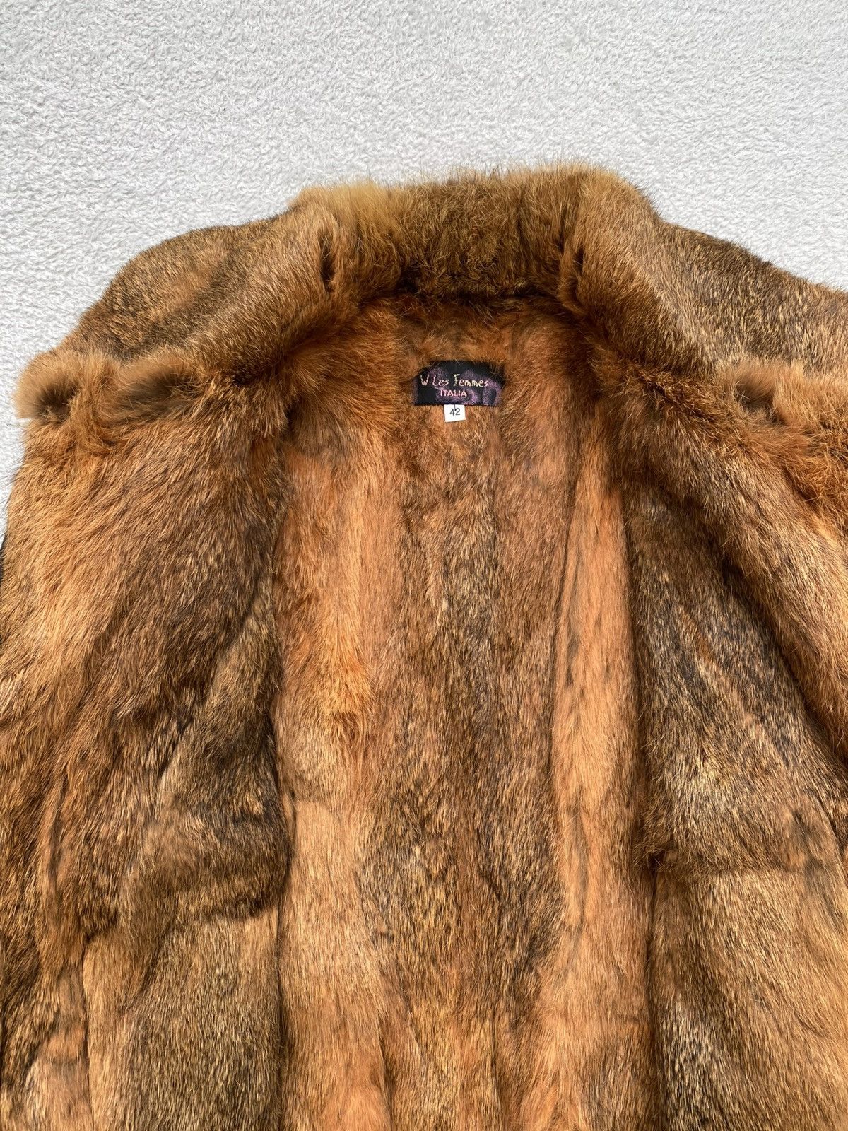 MR & MRS ITALY W Les Femme- Fur Aviator Jacket Size M / US 6-8 / IT 42-44 - 8 Thumbnail