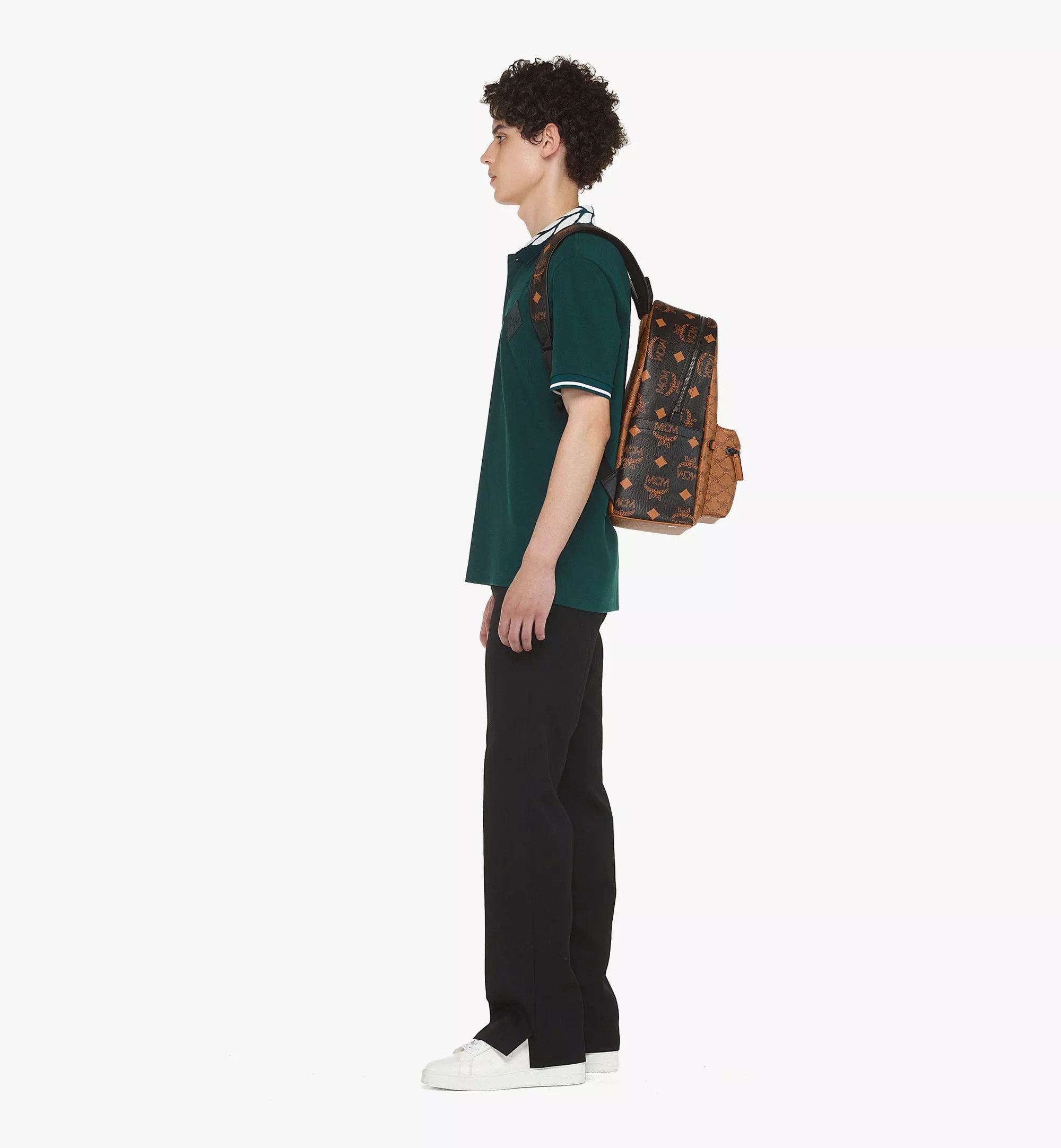 MCM o1mt1gz0725 Size: OS / Medium Backpack in Brown Size ONE SIZE - 6 Thumbnail