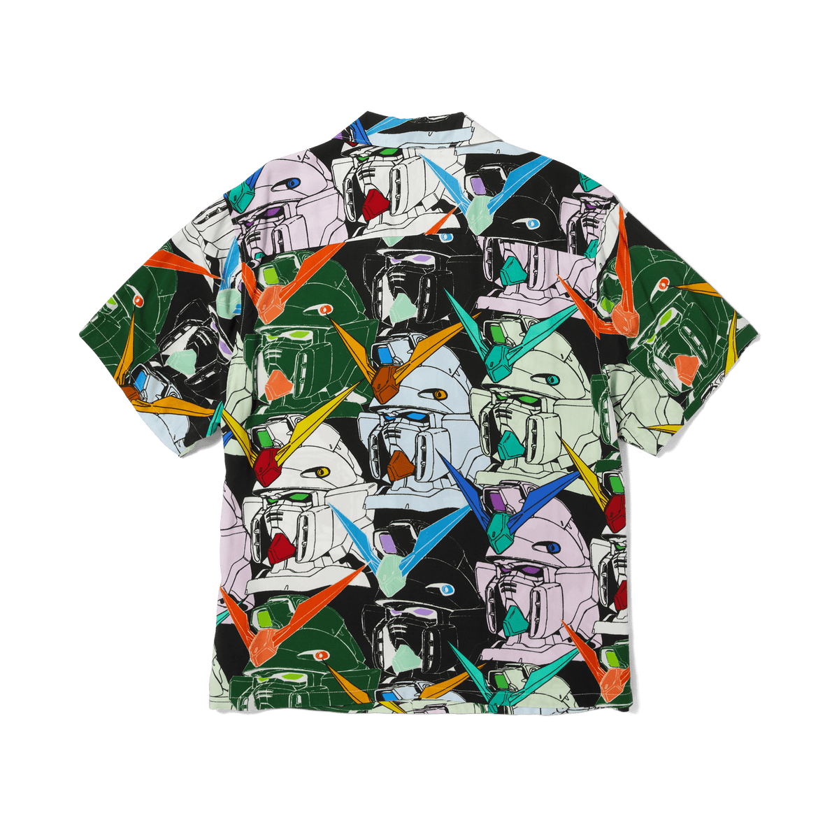 Hypebeast × Japanese Brand HUF X GUNDAM HEADS RESORT SHIRT Size US XL / EU 56 / 4 - 3 Thumbnail