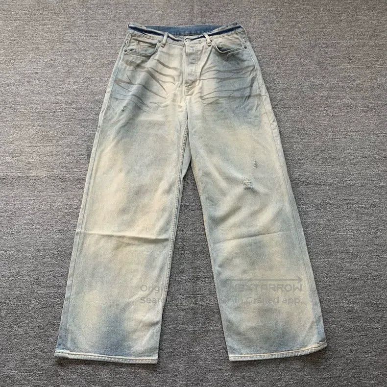Acne Studios Acne Studios Whisker Mud-Dyed Distressed Leather Patch Log Size US 34 / EU 50 - 1 Thumbnail