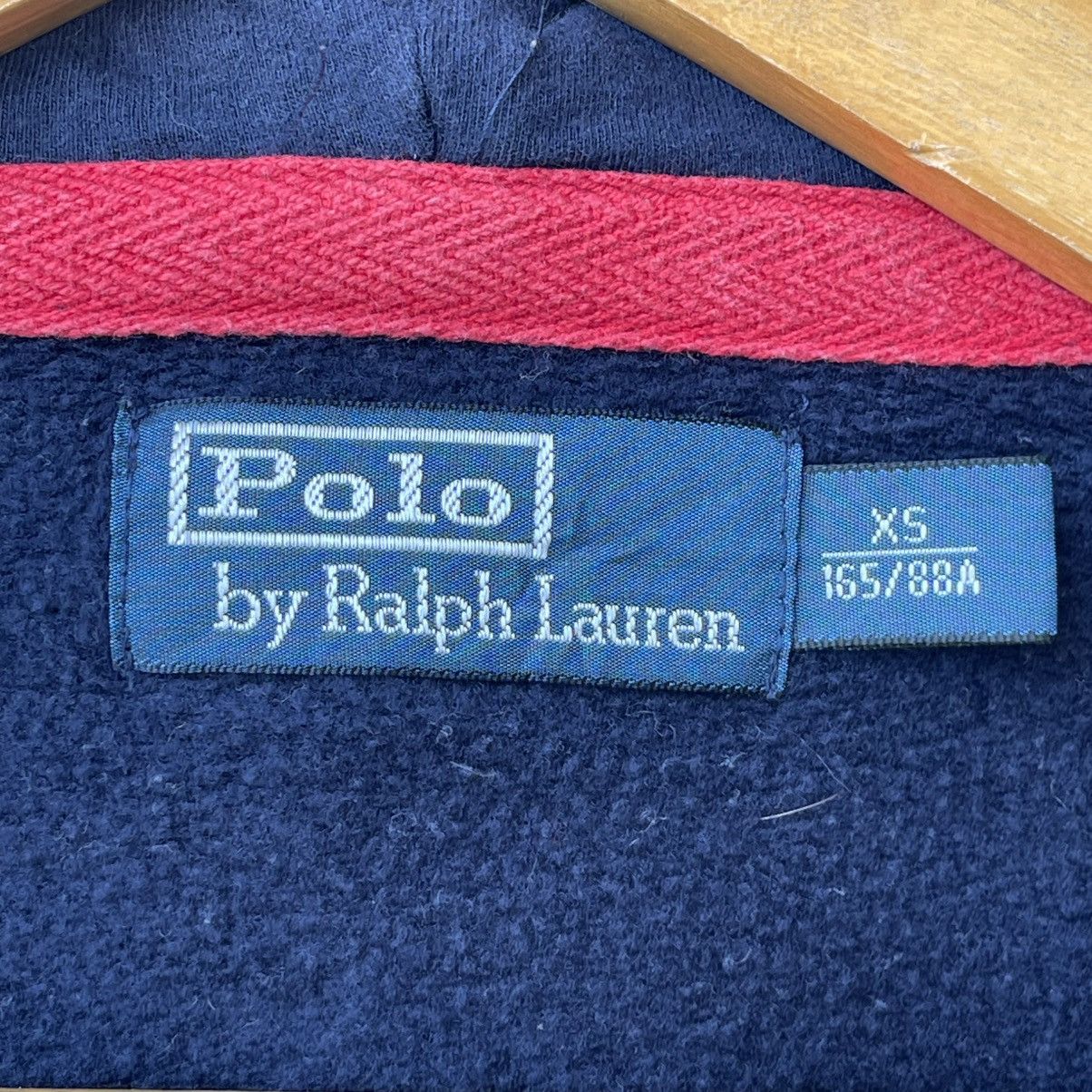 Polo Ralph Lauren Polo Ralph Lauren Big Pony Zip-Up Hoodie - Navy/Red Crest Size US XS / EU 42 / 0 - 12 Thumbnail