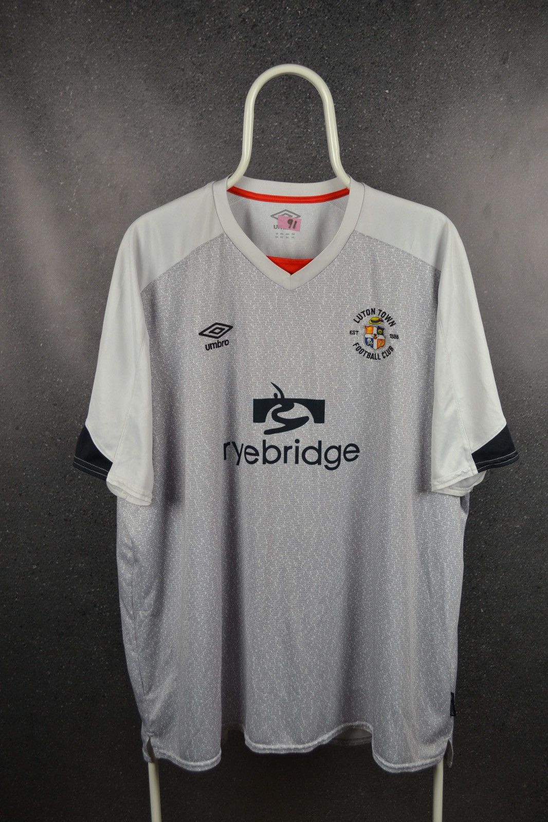 Umbro Luton Town Third Football Shirt Umbro Soccer Jersey Size US XXL / EU 58 / 5 - 1 Thumbnail