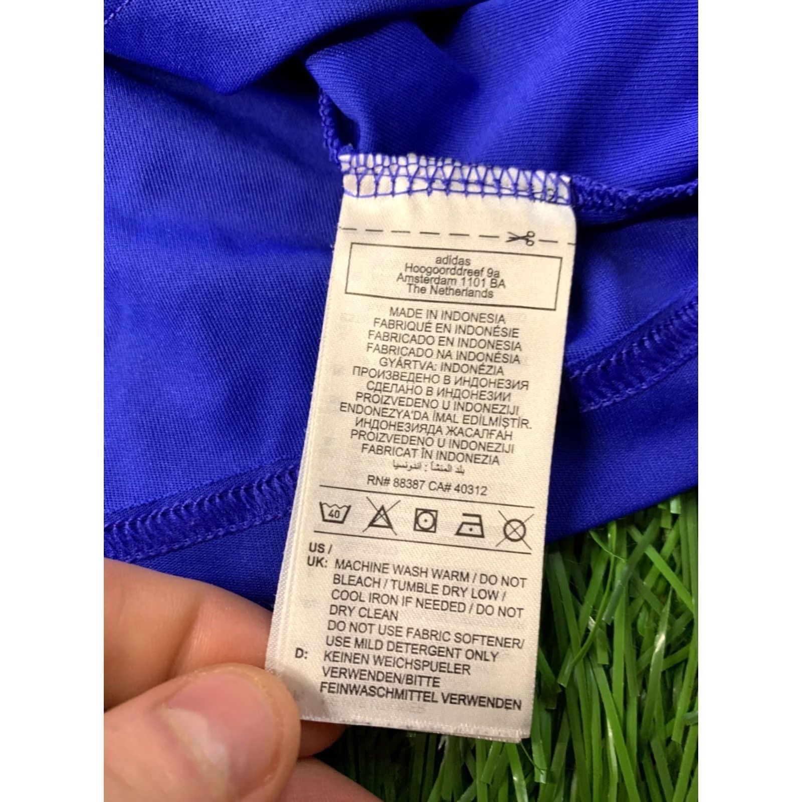 Adidas ADIDAS PERFORMANCE AEROREADY SERENO ORIGINAL 2024 FOOTBALL SHIRT JERSEY SIZE S BLUE AND WHITE Mens Short Sleeve Football Shirt S Size US S / EU 44-46 / 1 - 6 Thumbnail