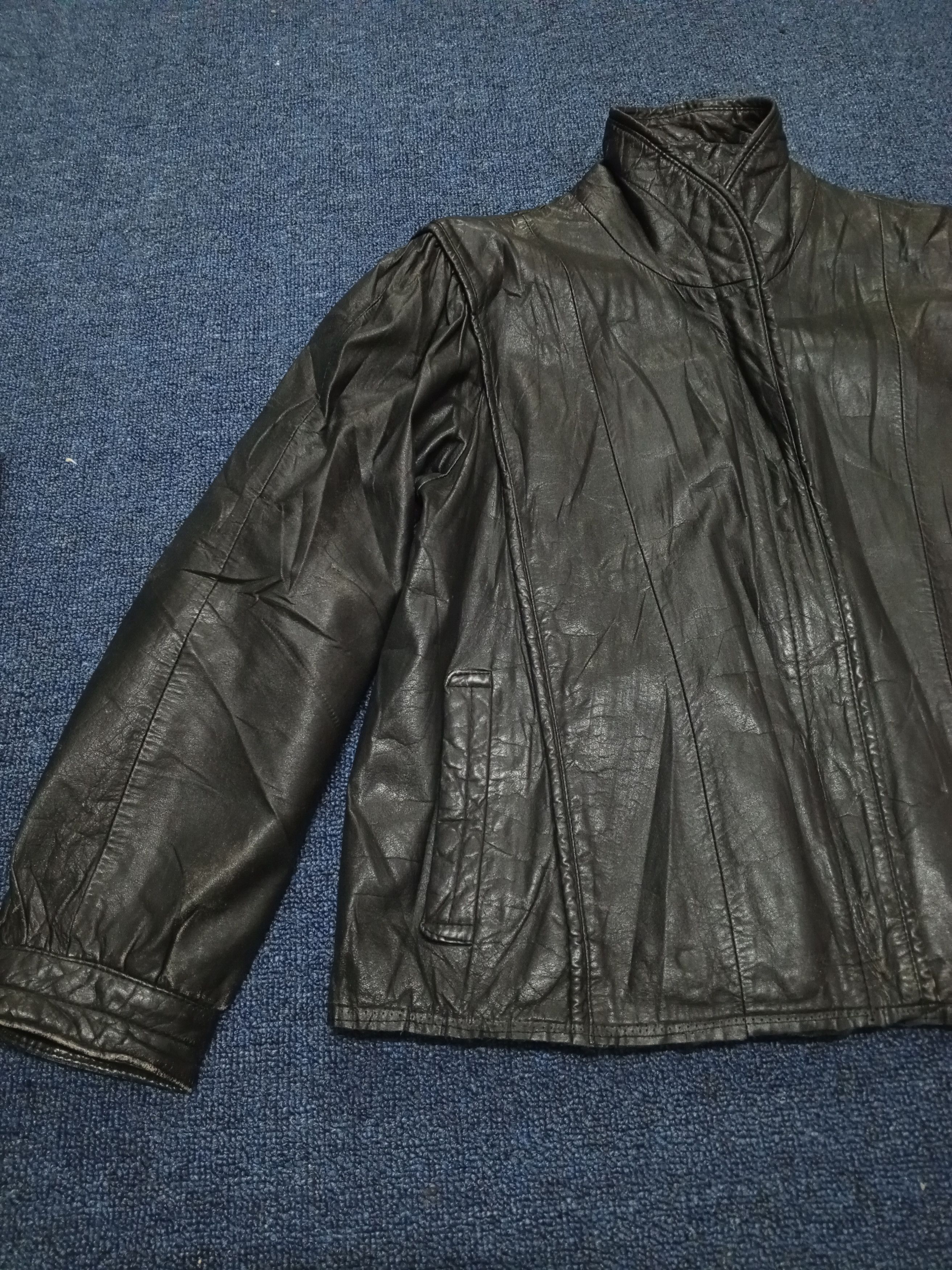 Japanese Brand × Leather Julia partina Japan brand leather jacket Size US M / EU 48-50 / 2 - 4 Thumbnail