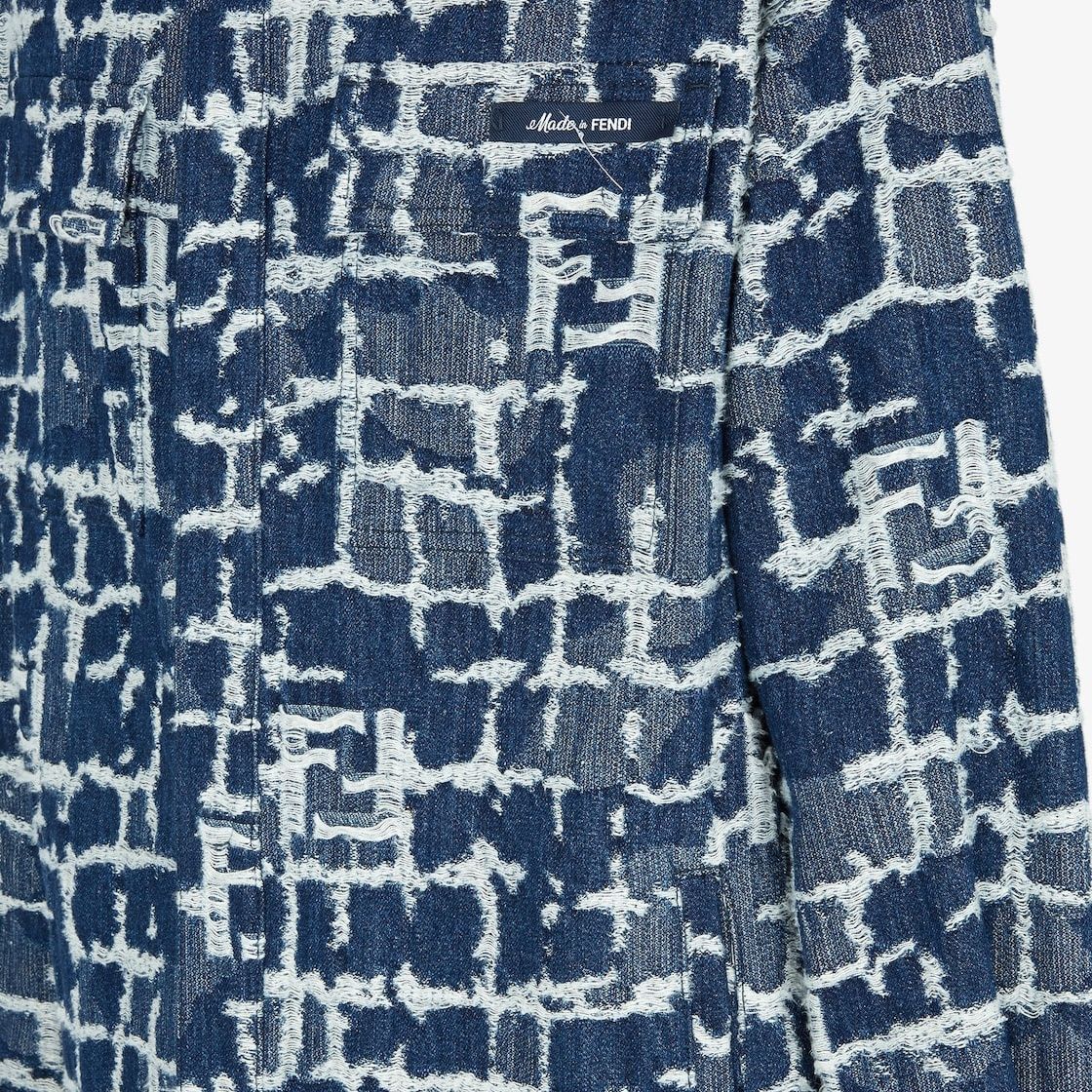 Fendi o1s1wg111025 Shirt in Blue/White Size US S / EU 44-46 / 1 - 3 Thumbnail