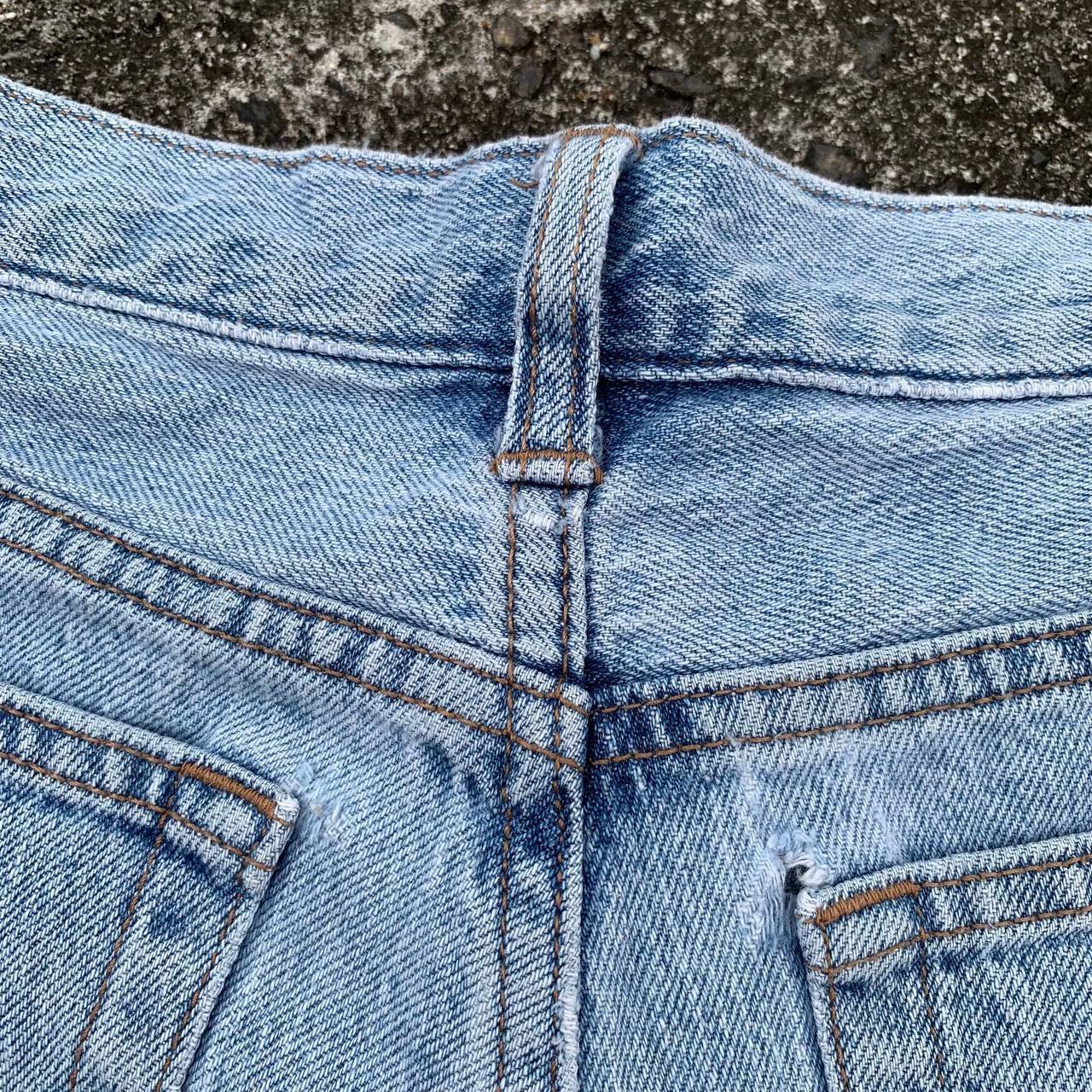 GU Women GU Baggy Jeans Light Blue Wash Denim Streetwear Size 31" - 10 Thumbnail