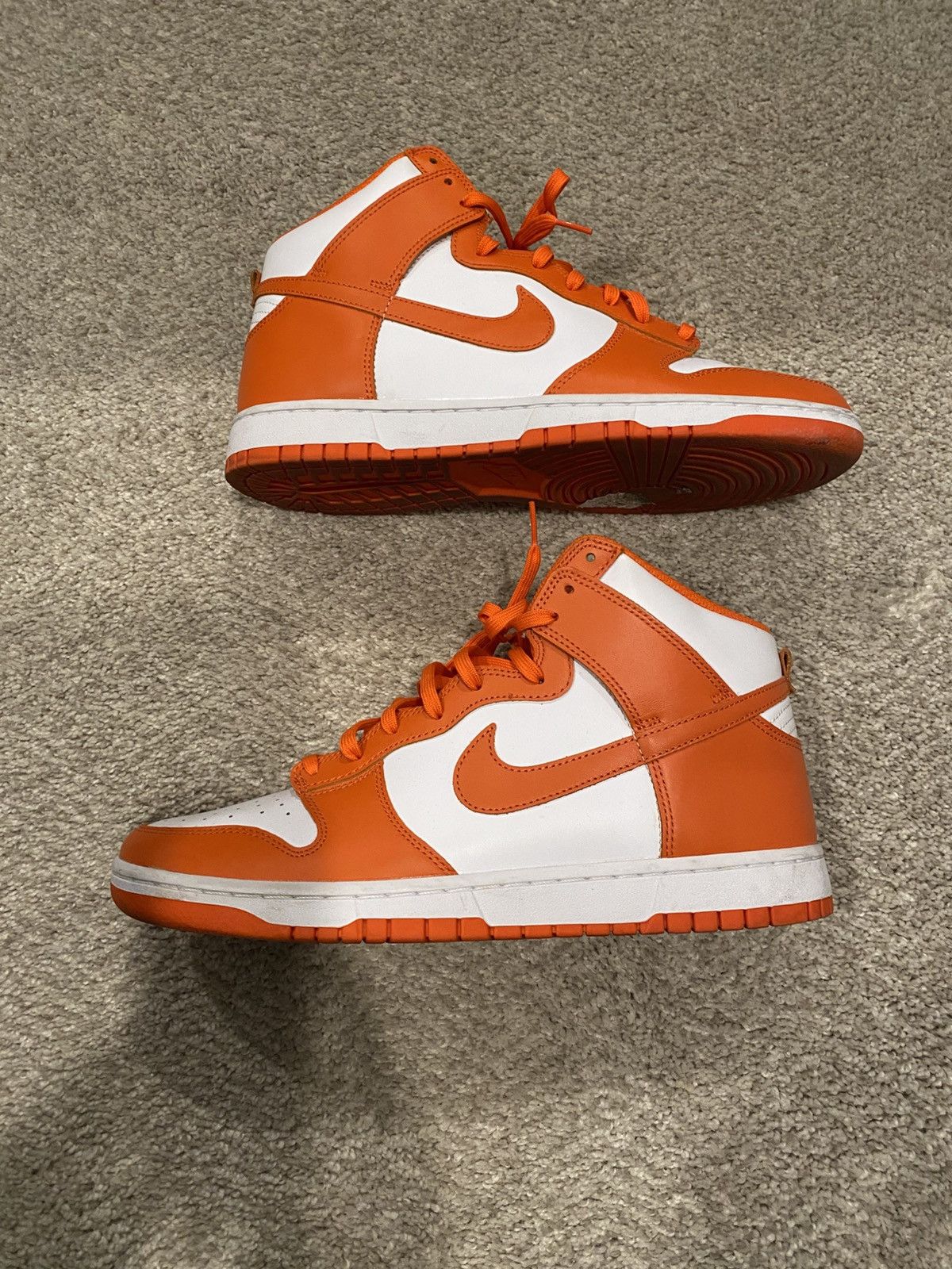 Nike Nike Dunk High Syracuse 2021 Size US 12 / EU 45 - 1 Thumbnail