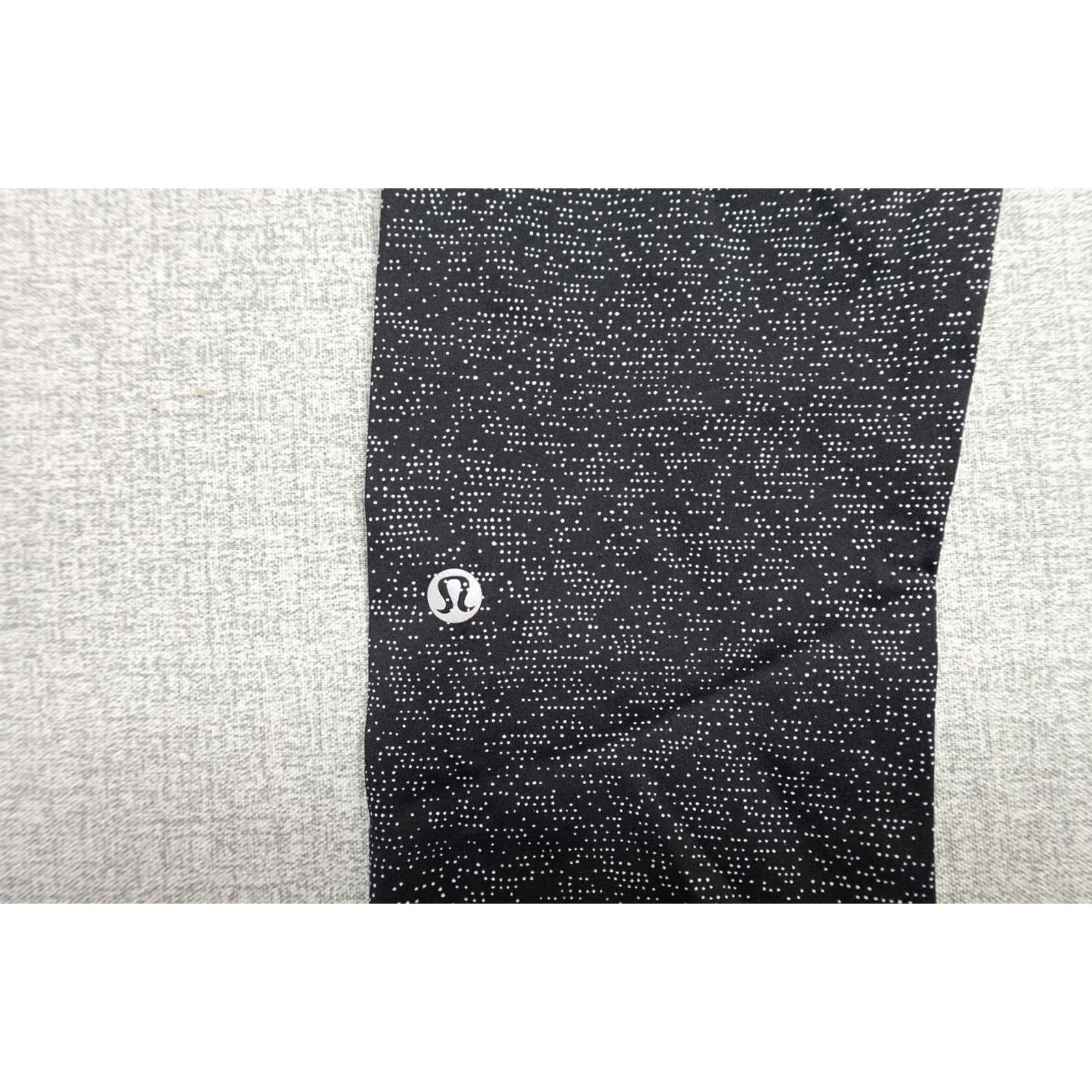 Lululemon Lululemon Wunder Under Leggings Womens 6 Black Spotted High Rise Knit Yoga Capri Skinny" Size 28" / US 6 / IT 42 - 2 Thumbnail
