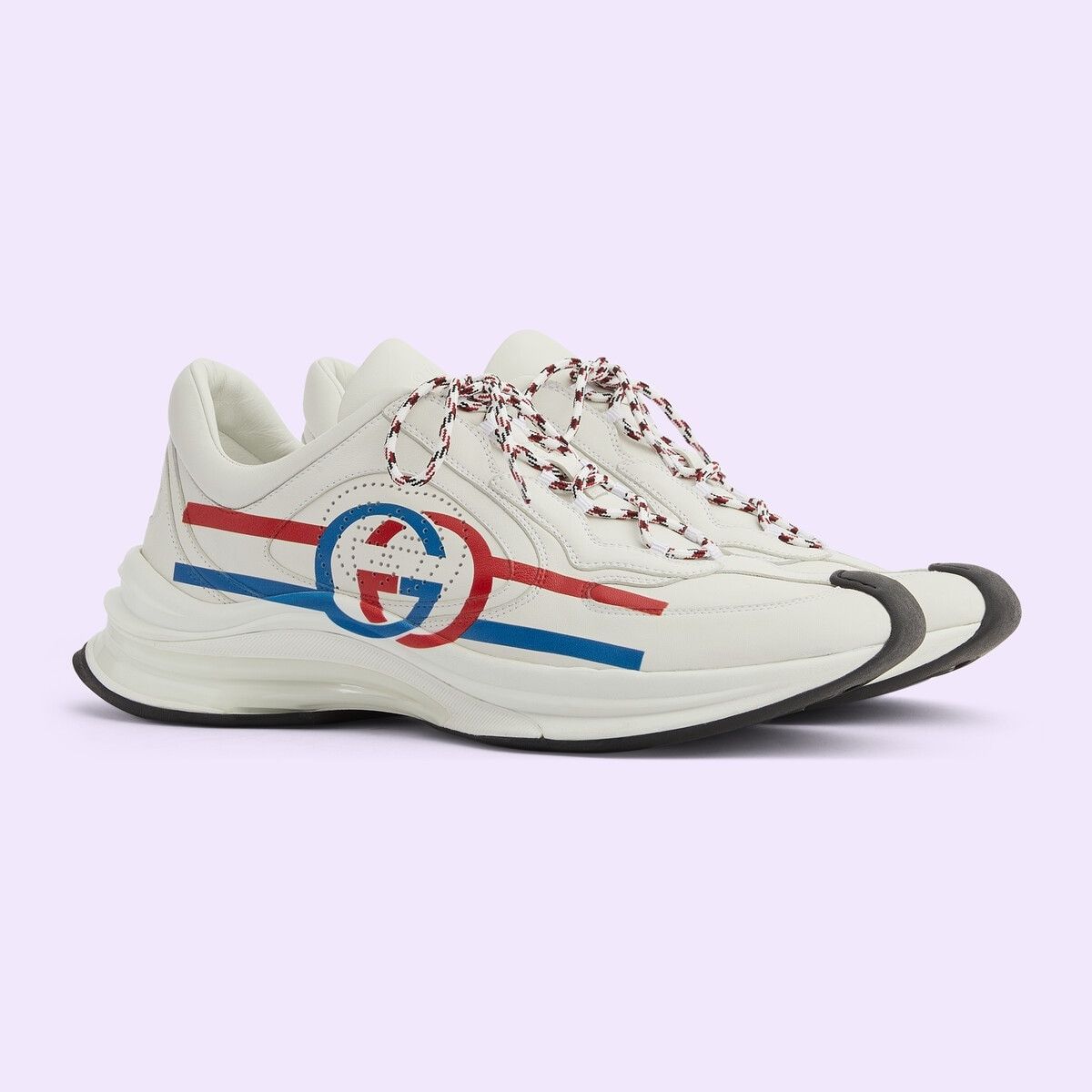 Gucci o1s1wg110125 Run Sneakers in Multicolor Size US 11.5 / EU 44-45 - 2 Thumbnail