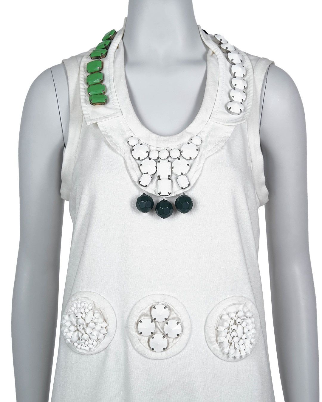 Prada Prada S/S2003 Beadwork Dress Size M / US 6-8 / IT 42-44 - 5 Thumbnail