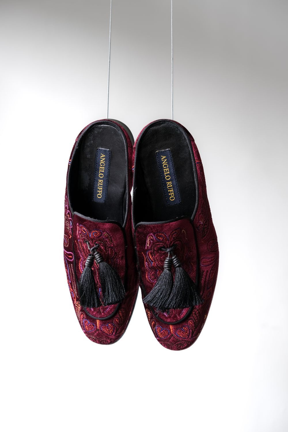 Other ANGELO RUFFO Velvet Mules Size US 9 / EU 42 - 1 Thumbnail