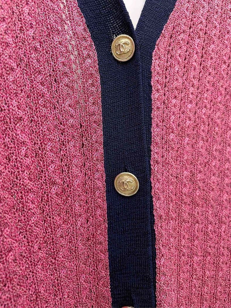 Chanel Chanel Color-blocked cardigan jacket 2504-Nextarrow Size XS / US 0-2 / IT 36-38 - 6 Thumbnail