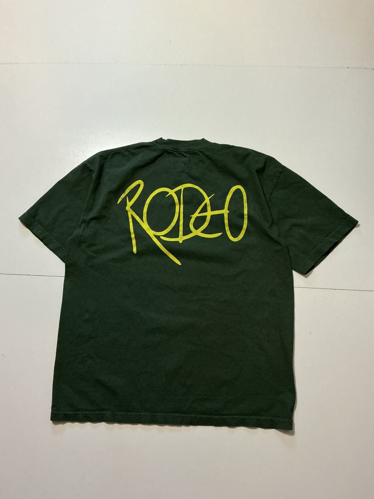 Other Rodeo Made In California Green Graphic Crewneck S/S T-Shirt Size US L / EU 52-54 / 3 - 3 Thumbnail