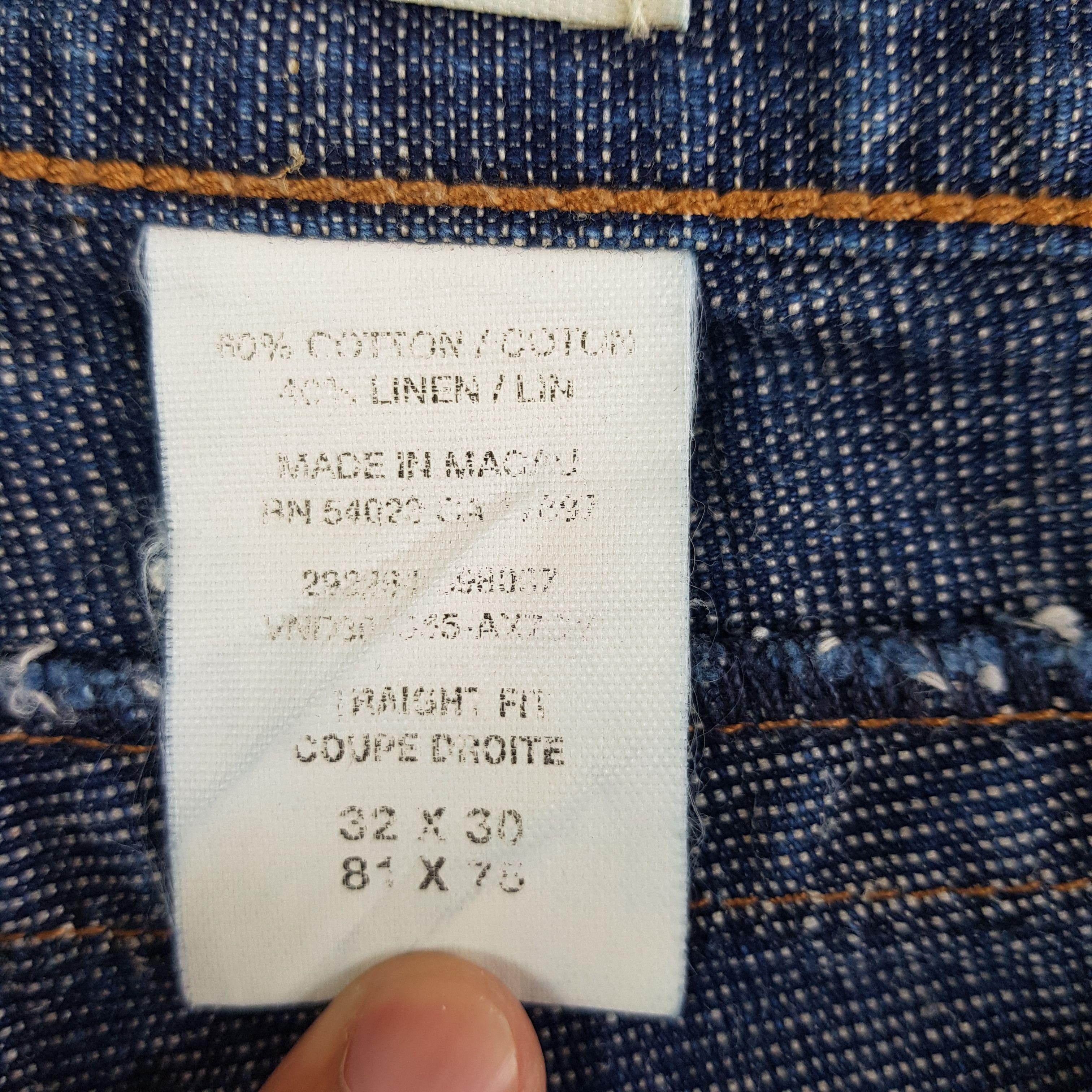 Gap GAP Jeans Straight Cut GAP Denim Japanese Denim Pants Size US 32 / EU 48 - 10 Thumbnail