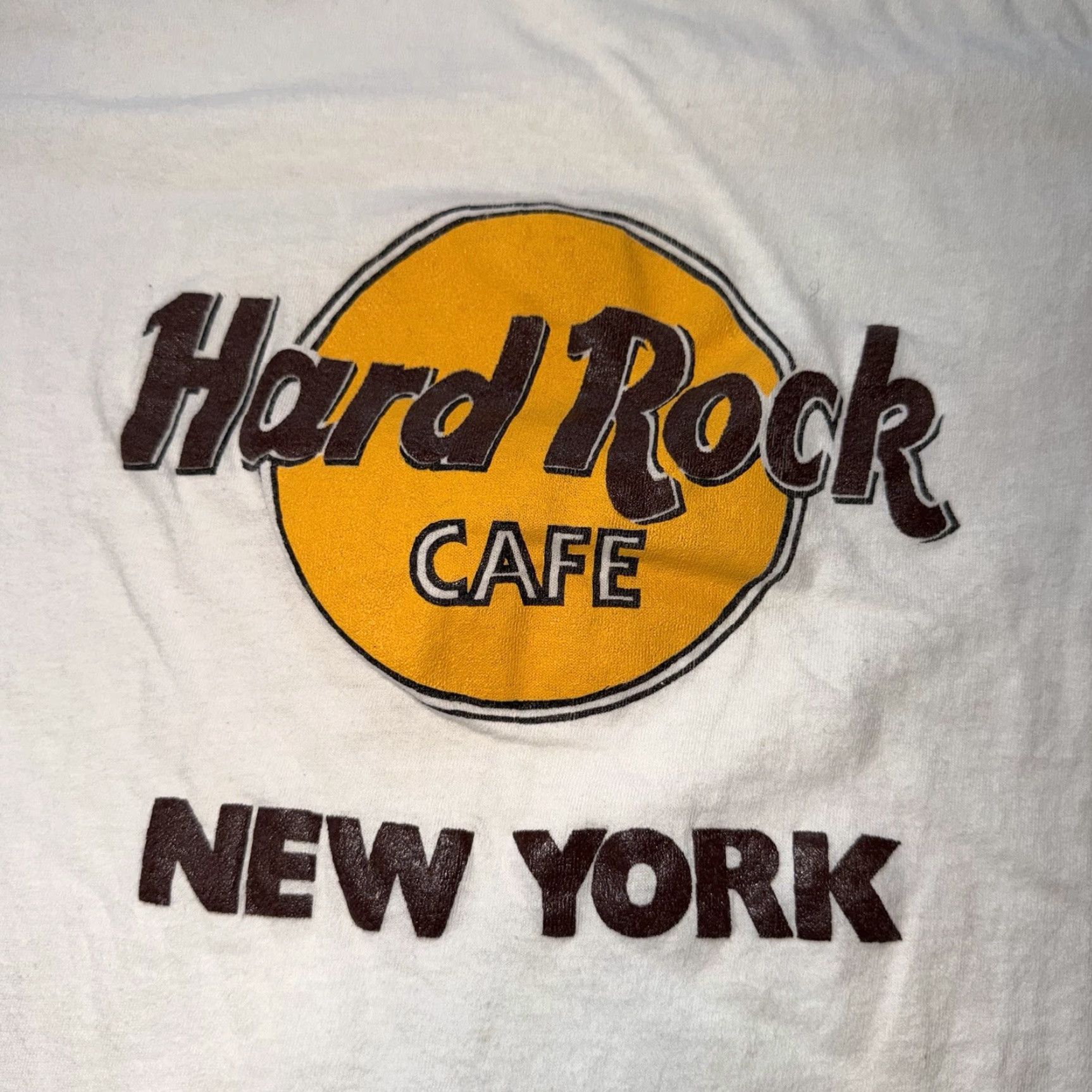 Hard Rock Cafe VINTAGE Hard Rock Cafe NEW YORK Shirt Mens XL White USA Made Short Sleeve Crew Neck Graphic Print Size US XL / EU 56 / 4 - 2 Thumbnail