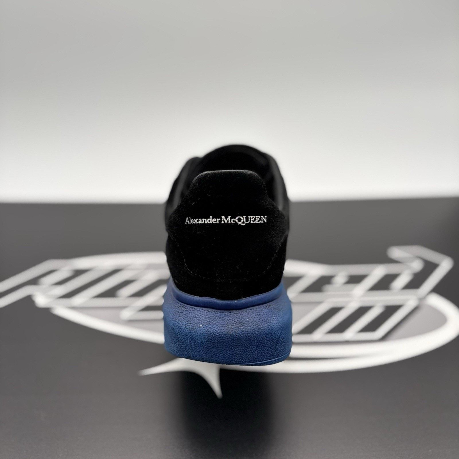 Alexander McQueen Alexander McQueen ' Black Velvet, Blue ' Size US 8.5 / EU 41-42 - 12 Thumbnail