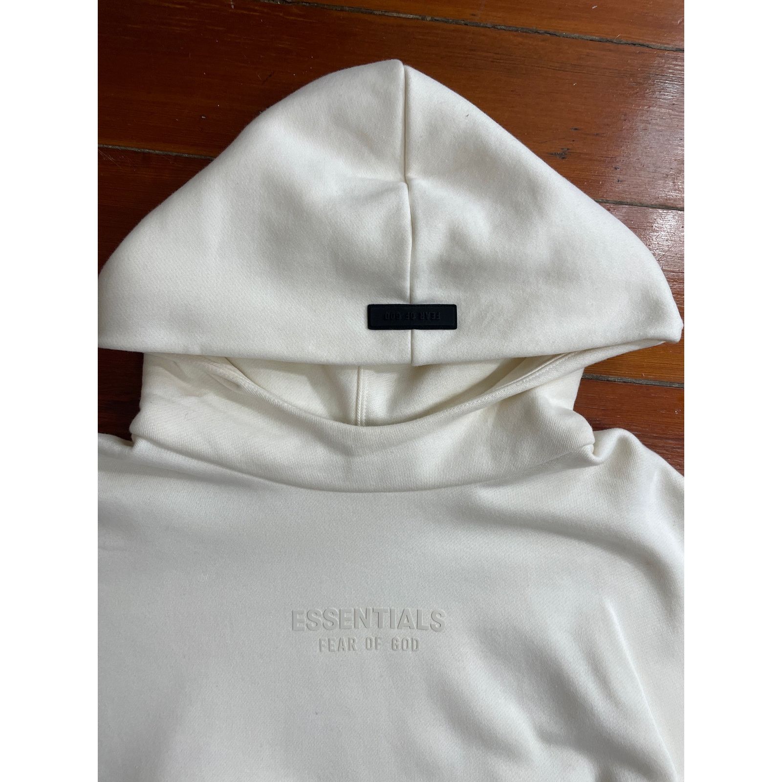 Fear of God Fear of God Essentials Cream Hoodie XXL Oversized hoodie Size US XXL / EU 58 / 5 - 9 Thumbnail